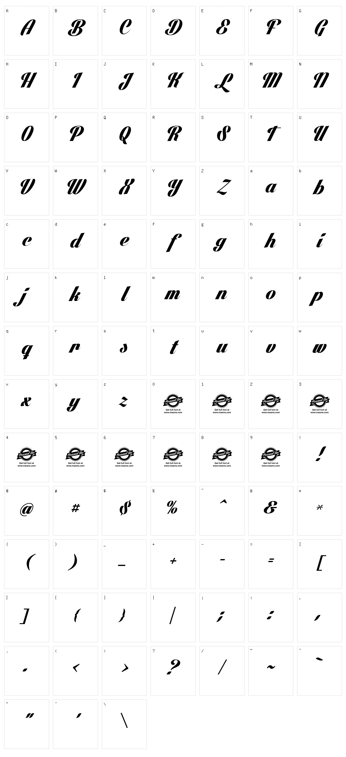Lighthouse Character Set