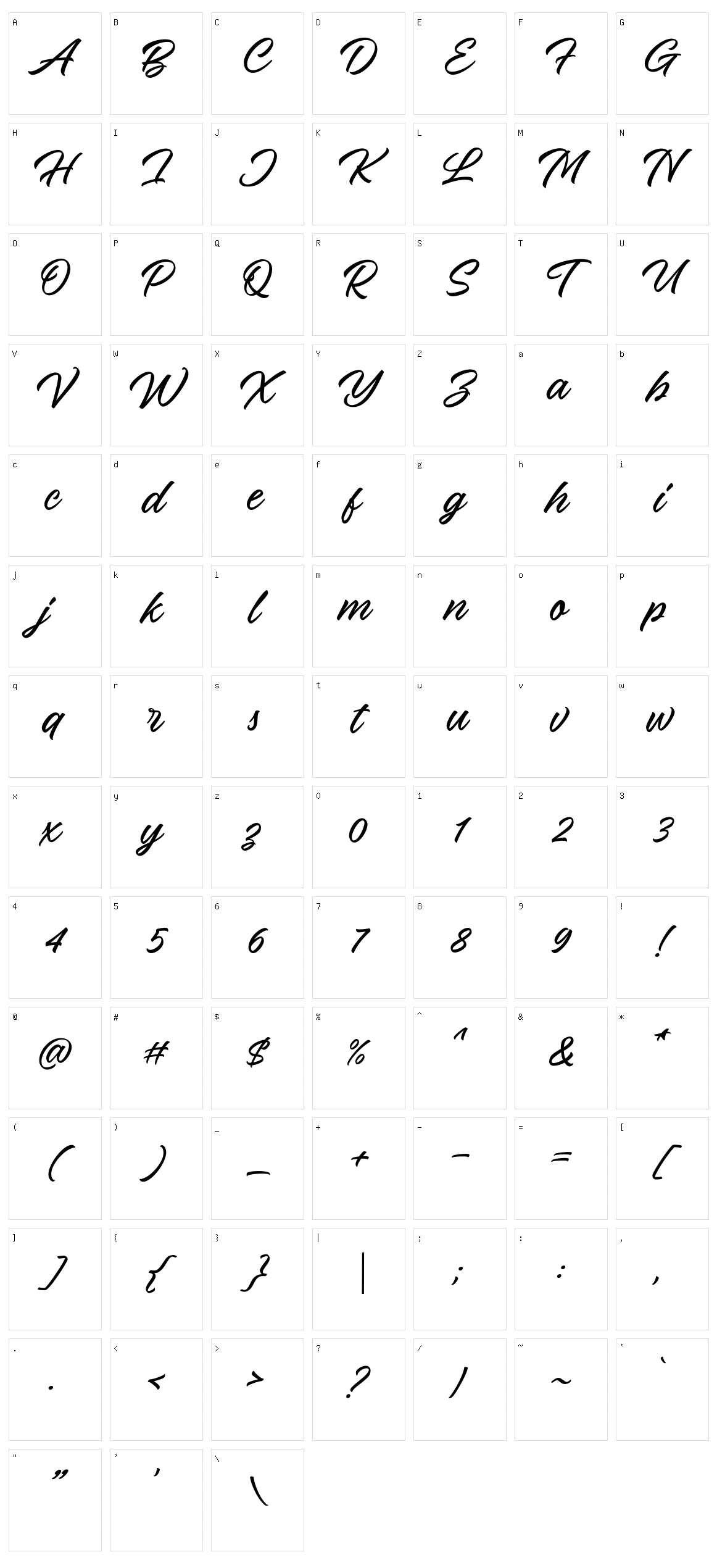 Lingkari Heart Character Set