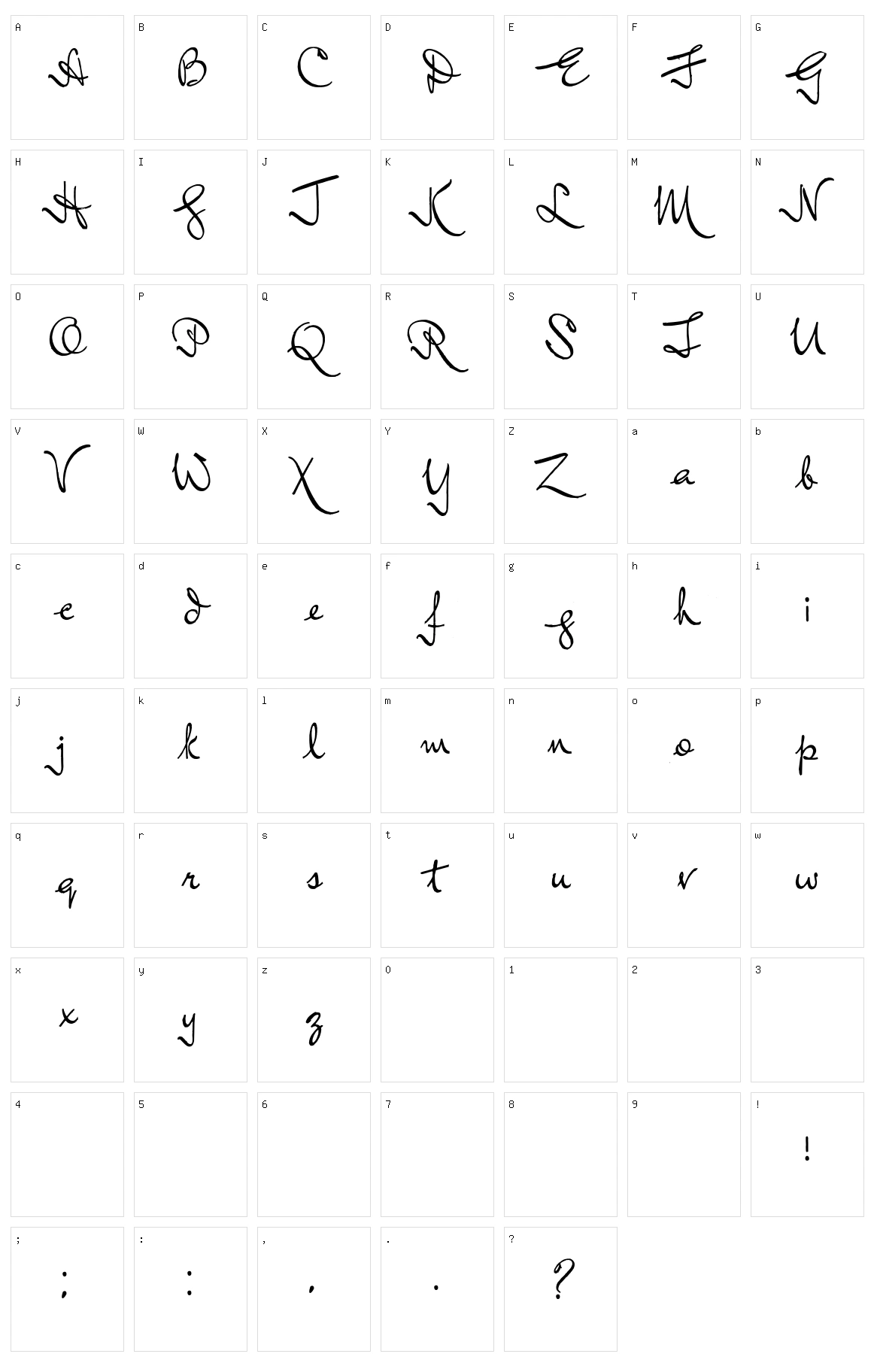 Lord Radcliff Character Set