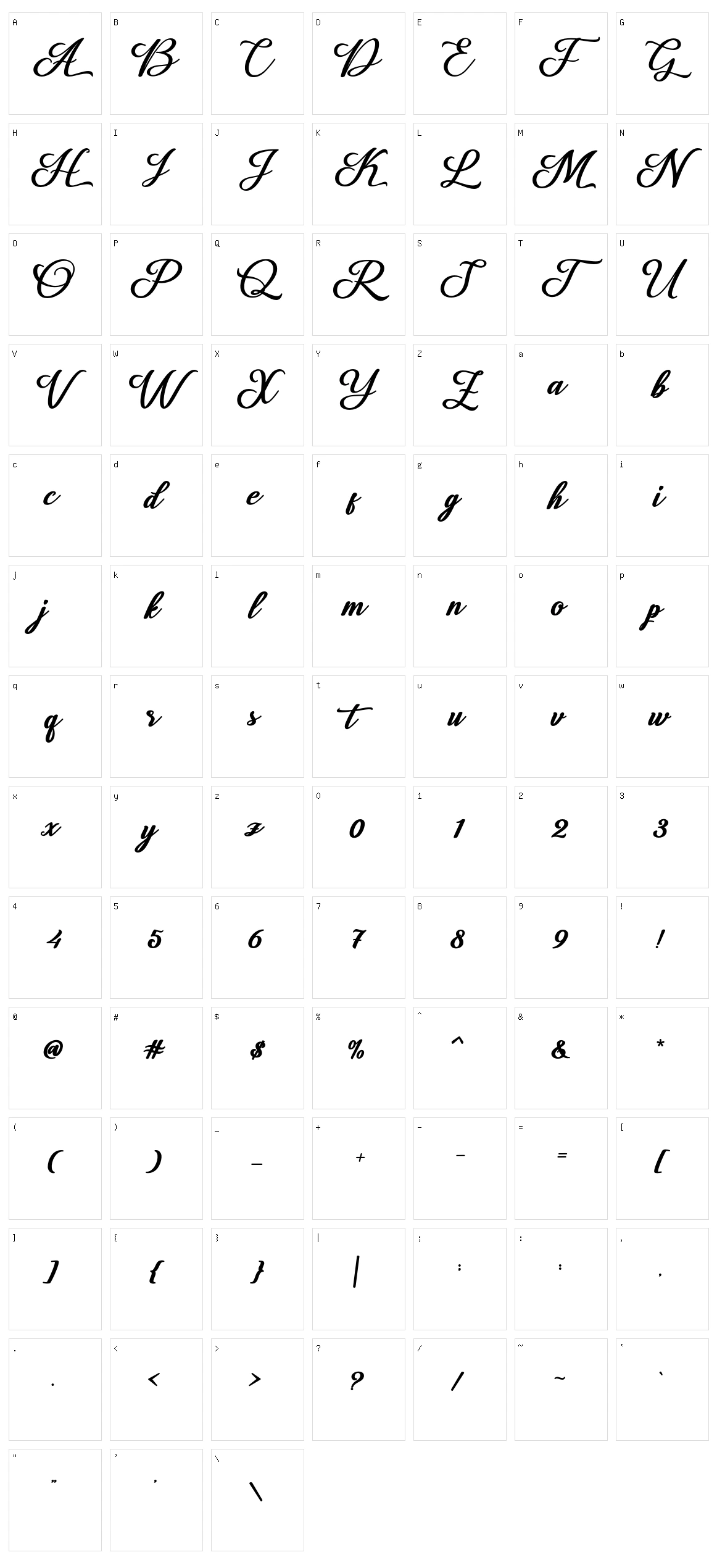 Losttimoh Character Set