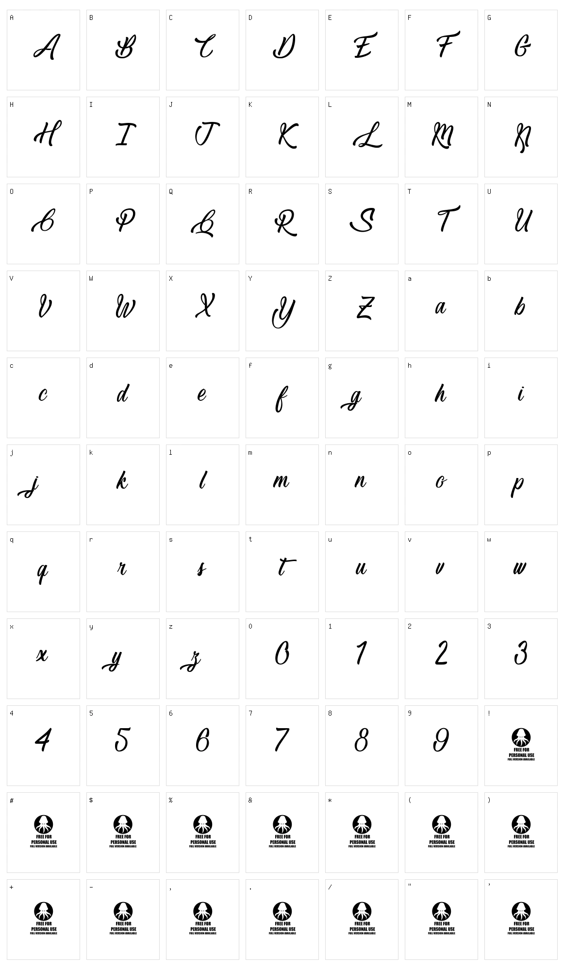 Lovely Quotes Character Set