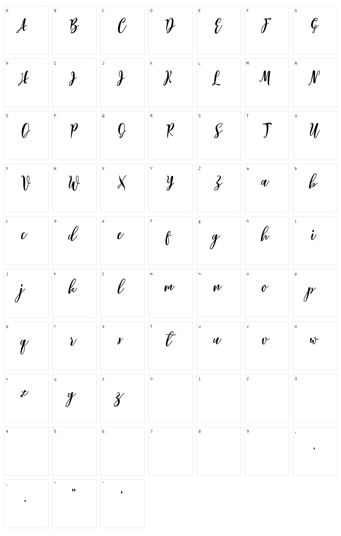 Lovelyou Character Set