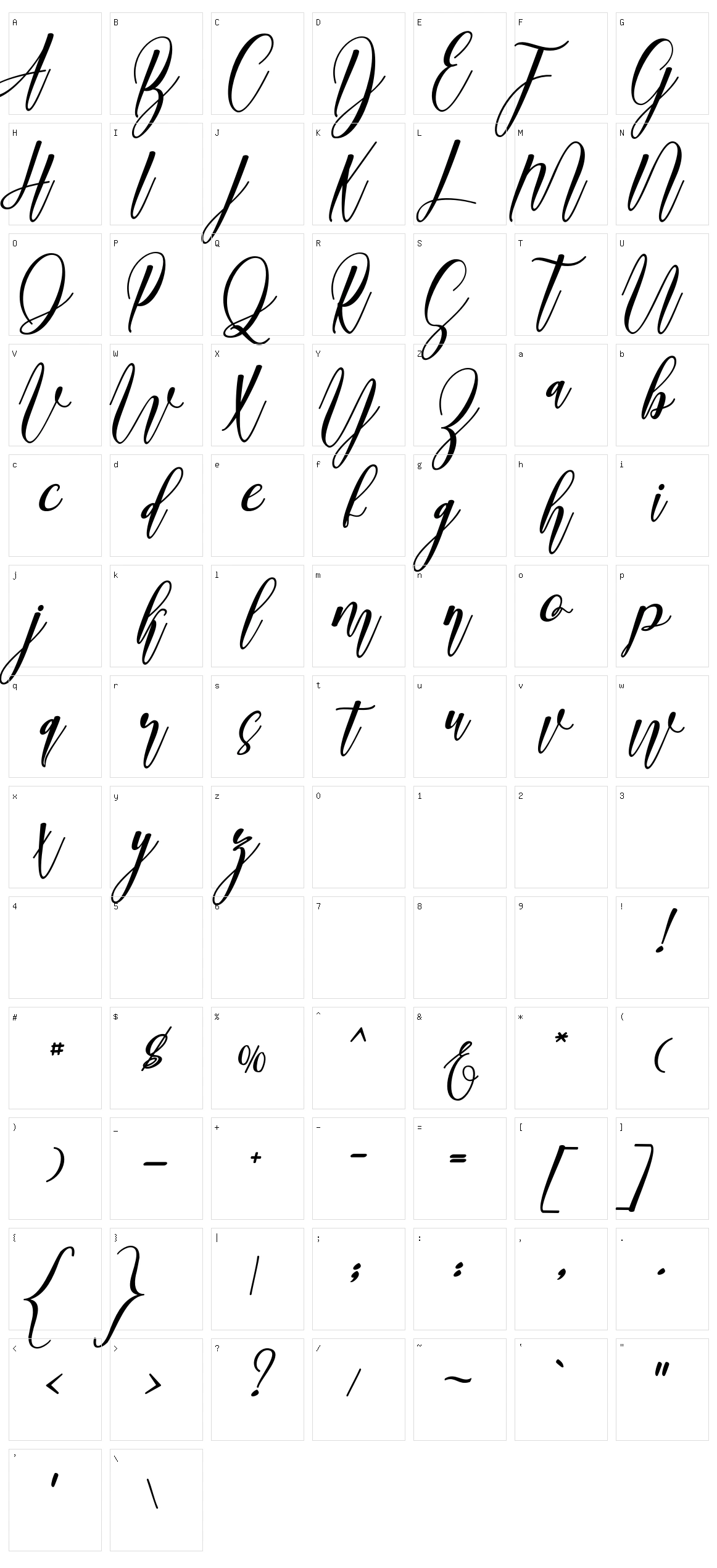 Madani Character Set