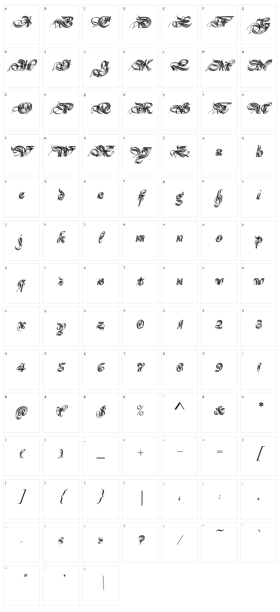 Magnificat Character Set
