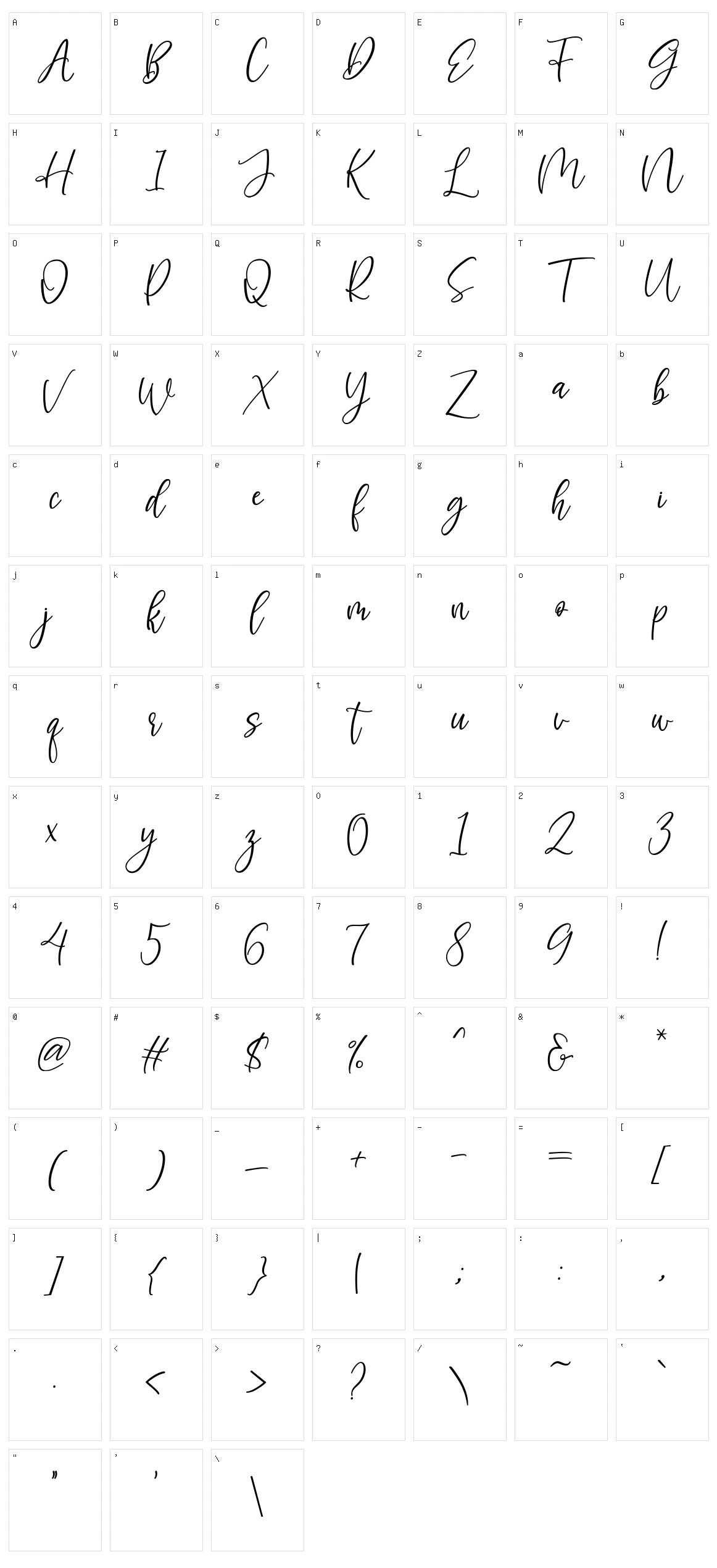 Mahetta Character Set