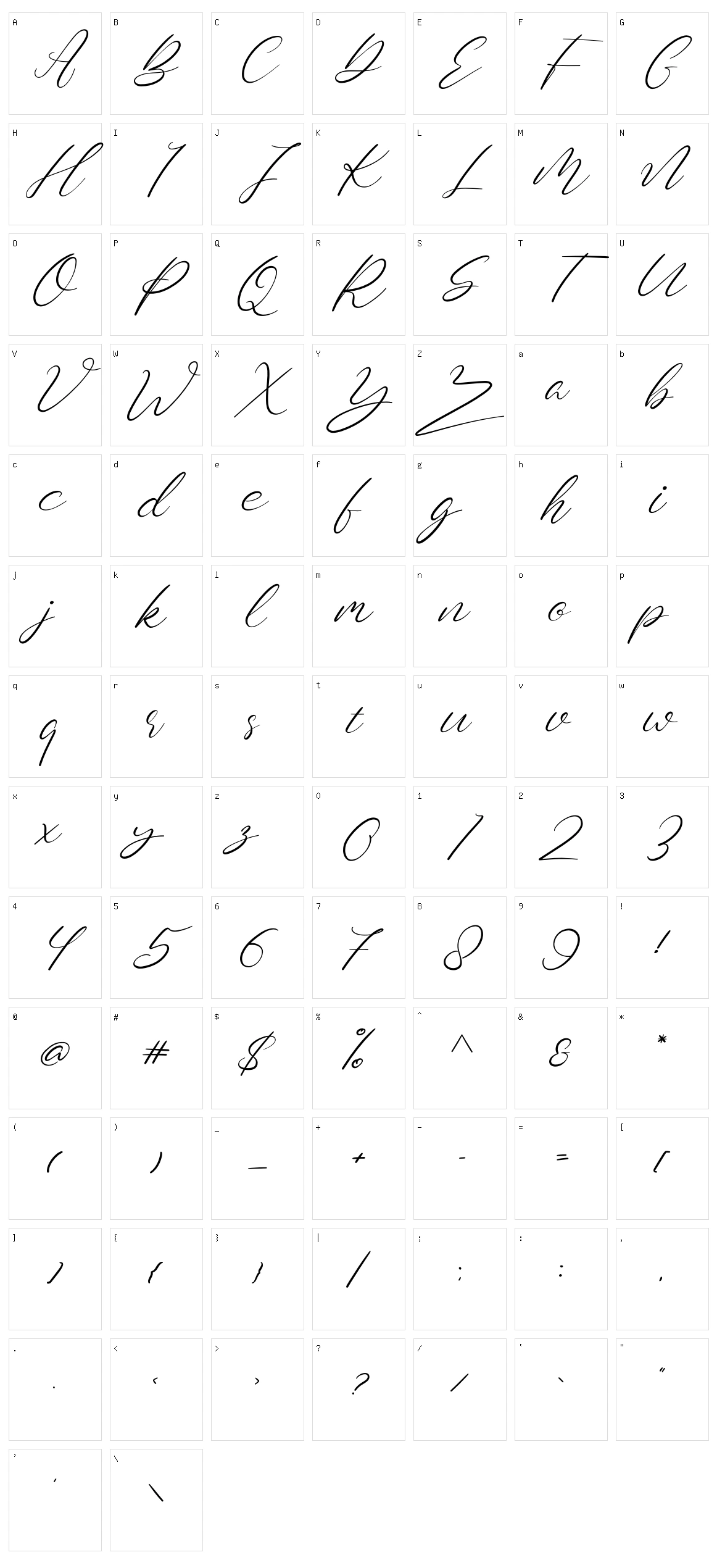 Maloya Character Set