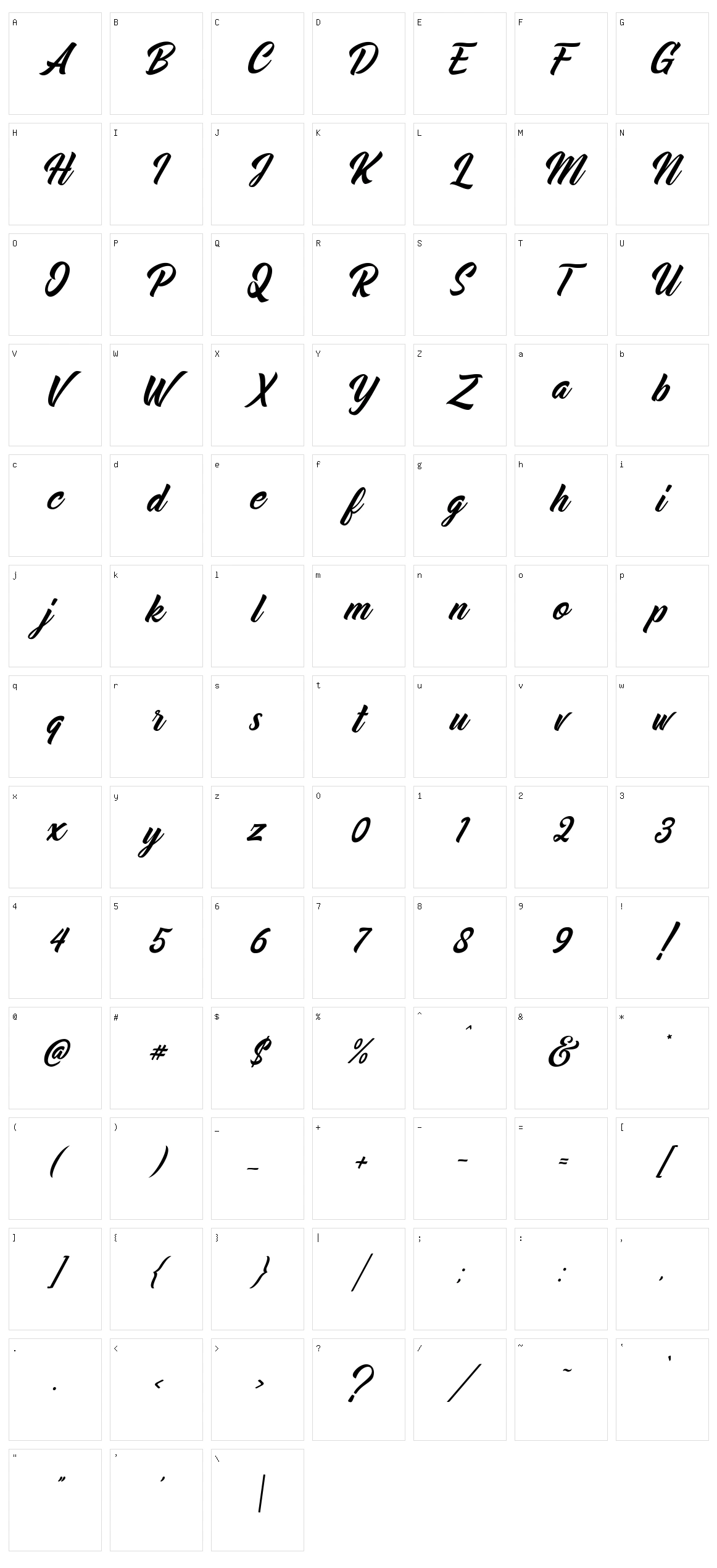 Midtown Character Set