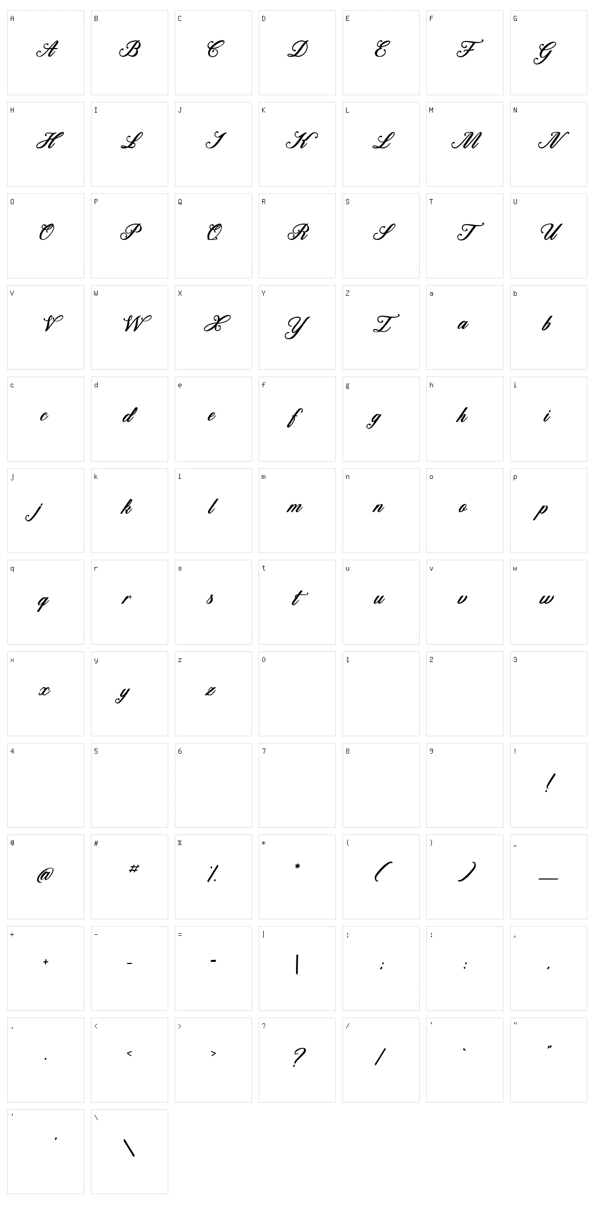 Motherland Character Set