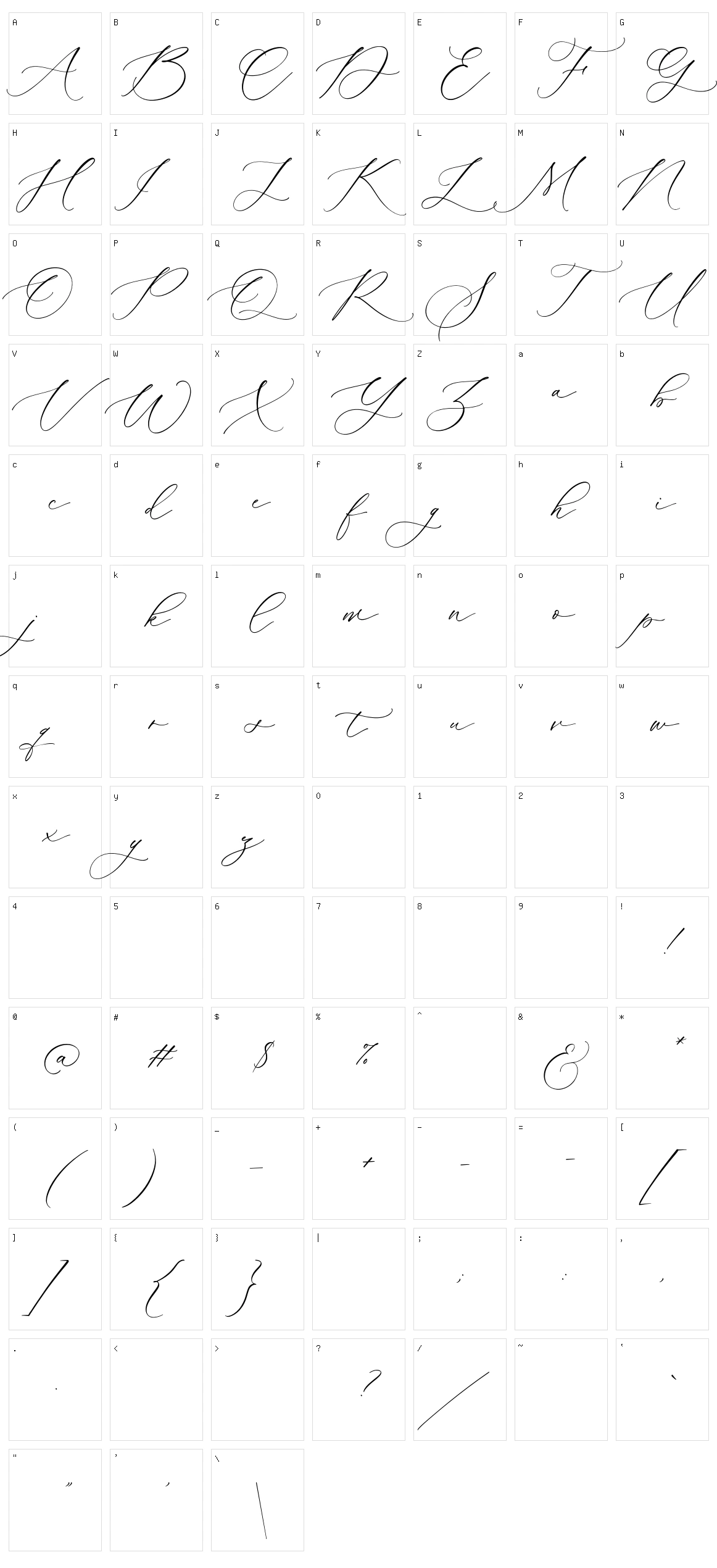 Motherland Character Set