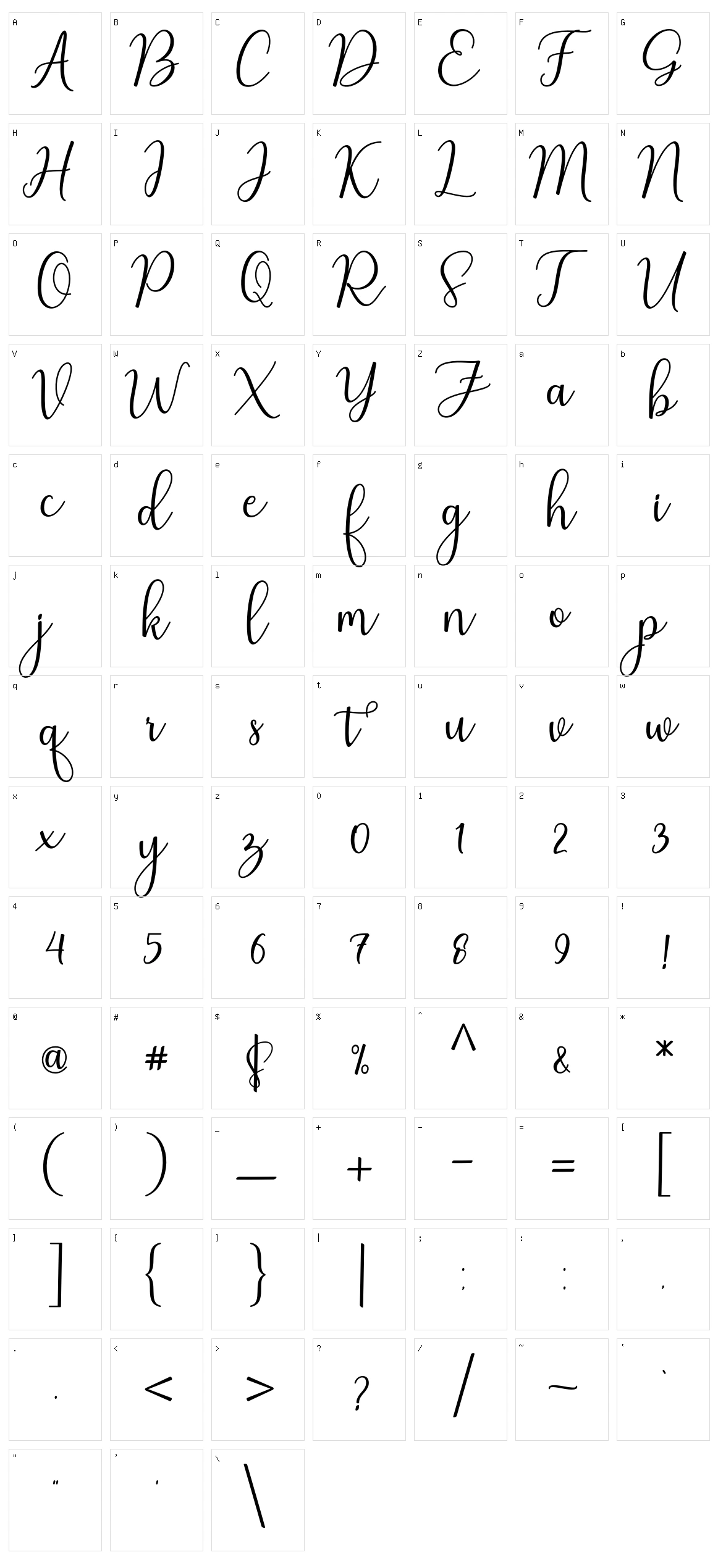 Nafila Character Set