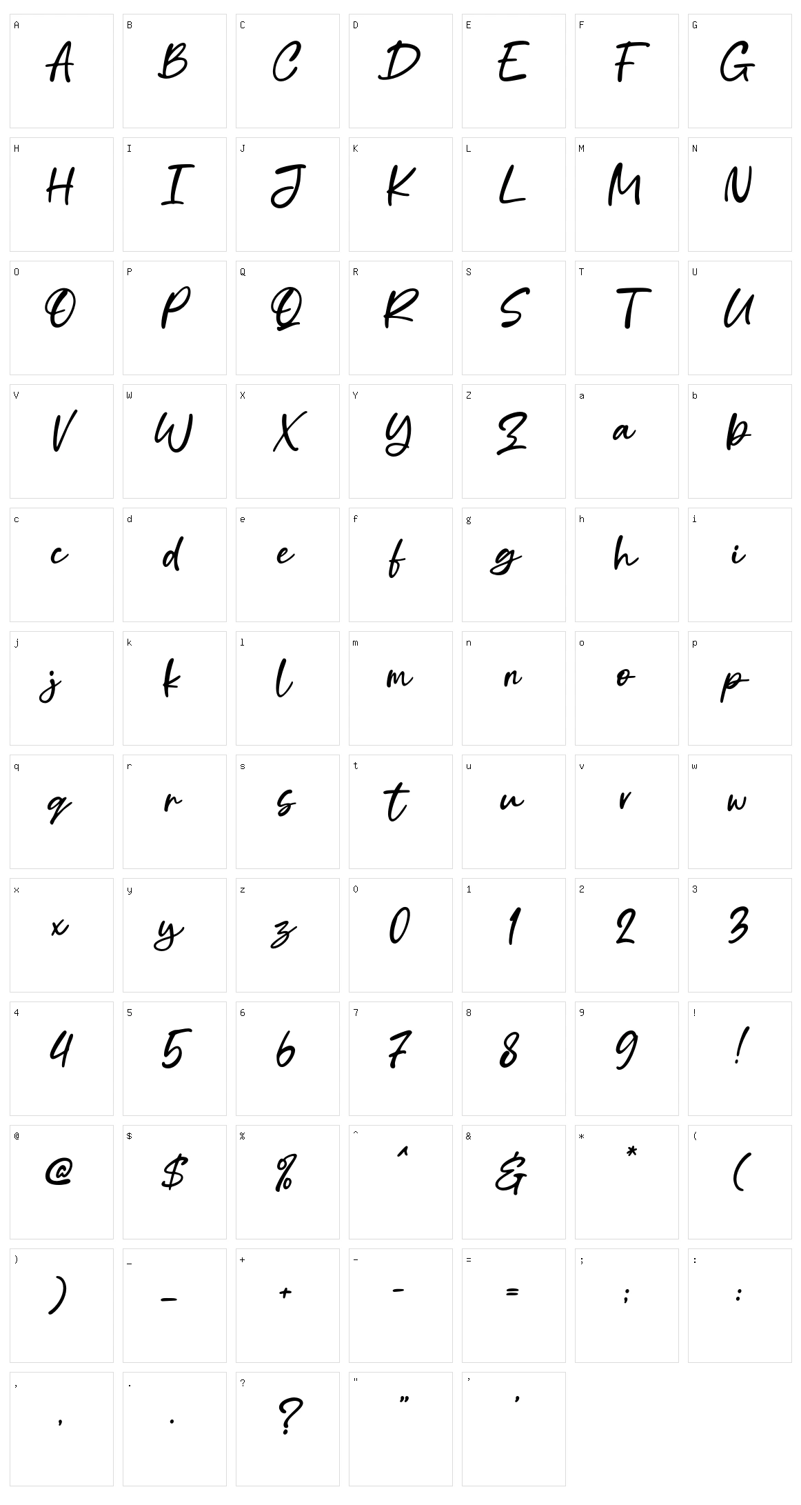 Onbase Character Set