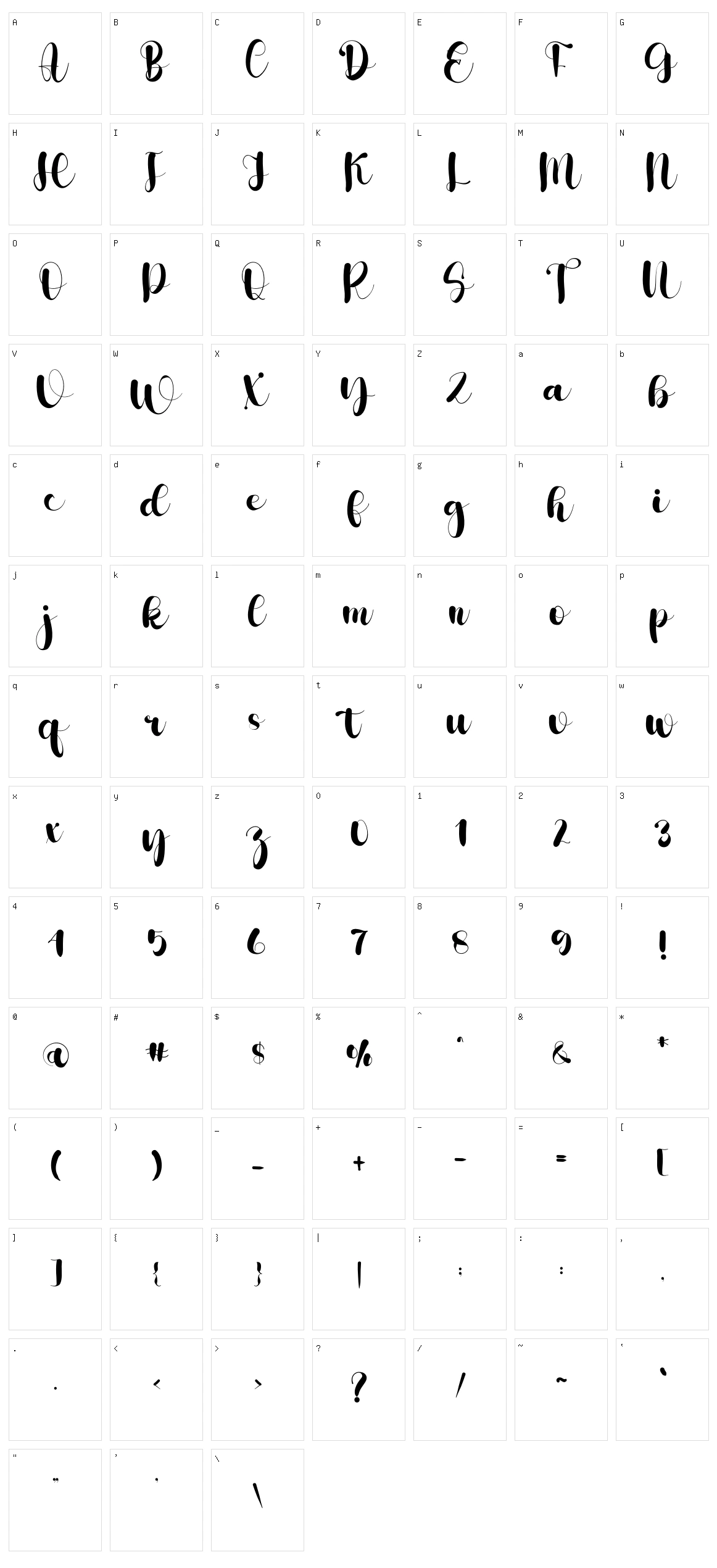 Playful Character Set