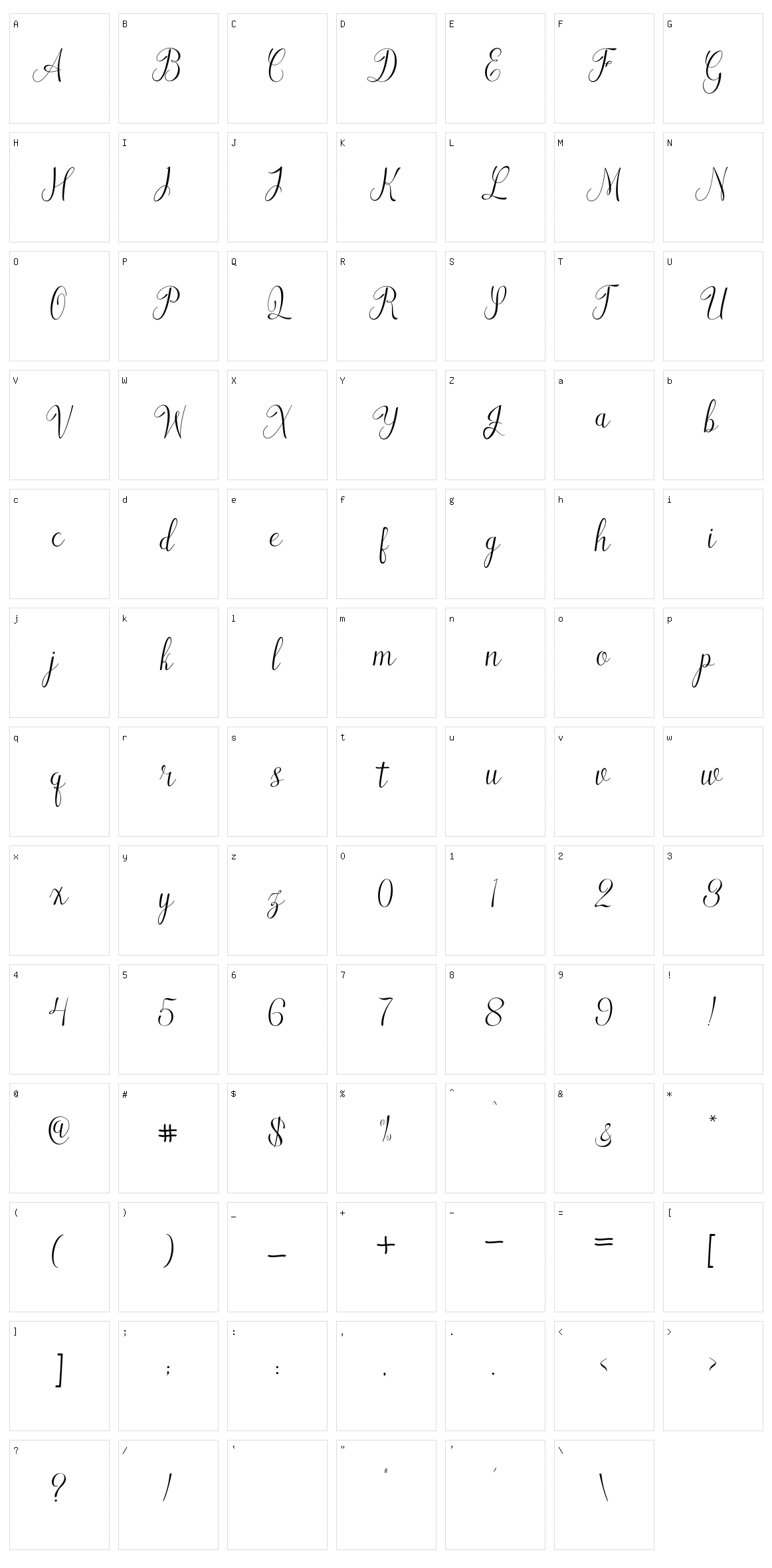 Qualyty Character Set