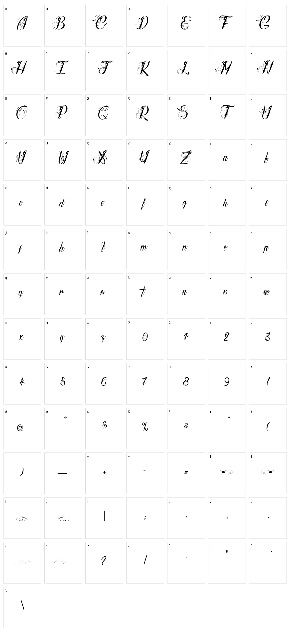 Radical Beat Character Set