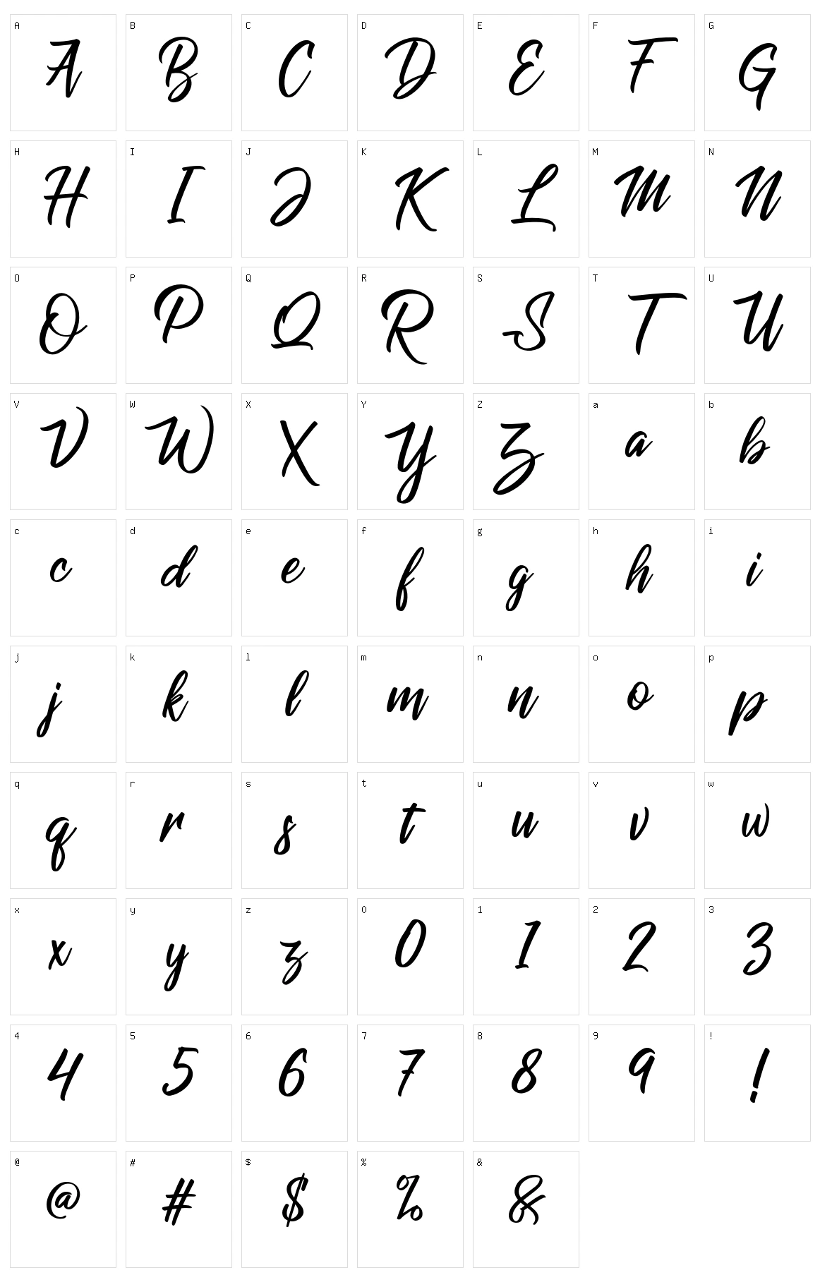 Raph Lanok Character Set