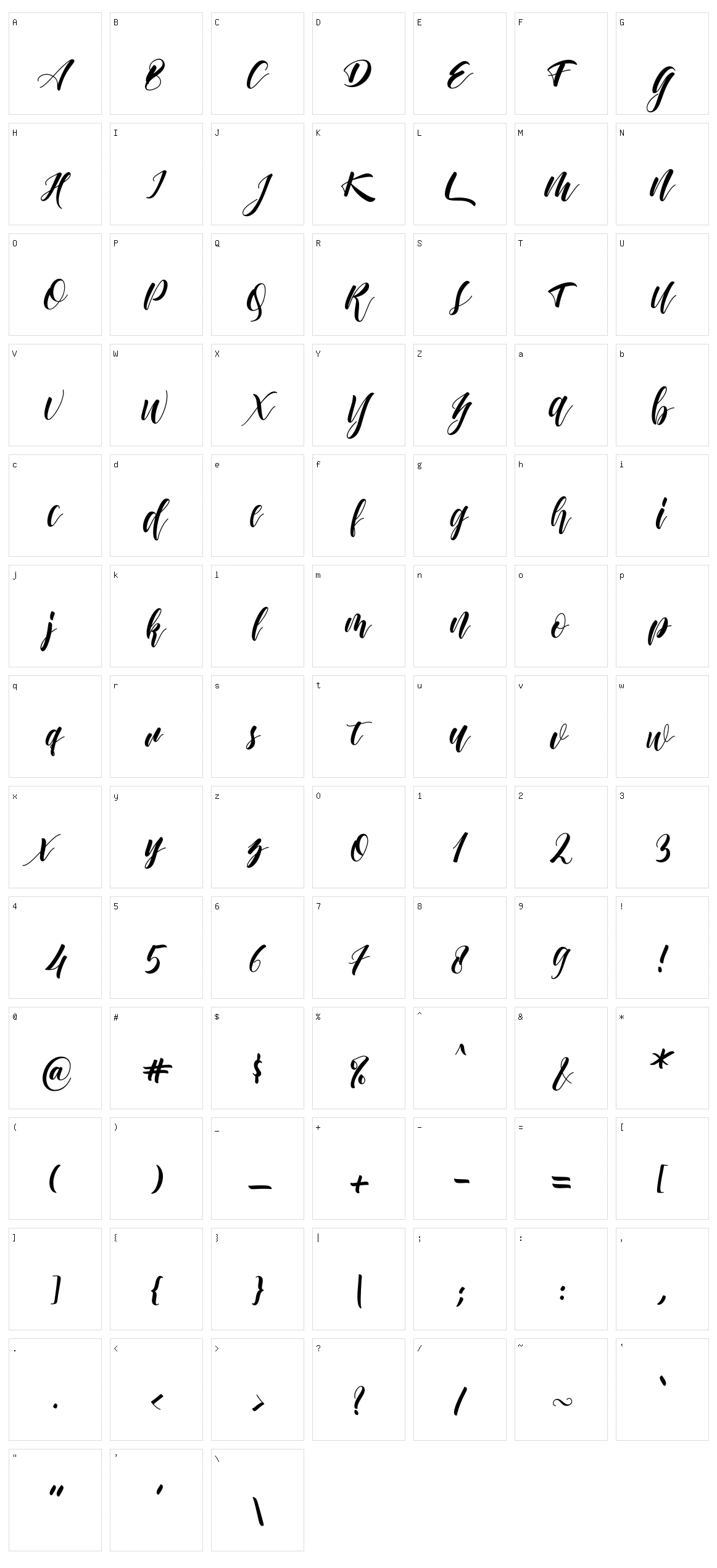Sahanaya Character Set