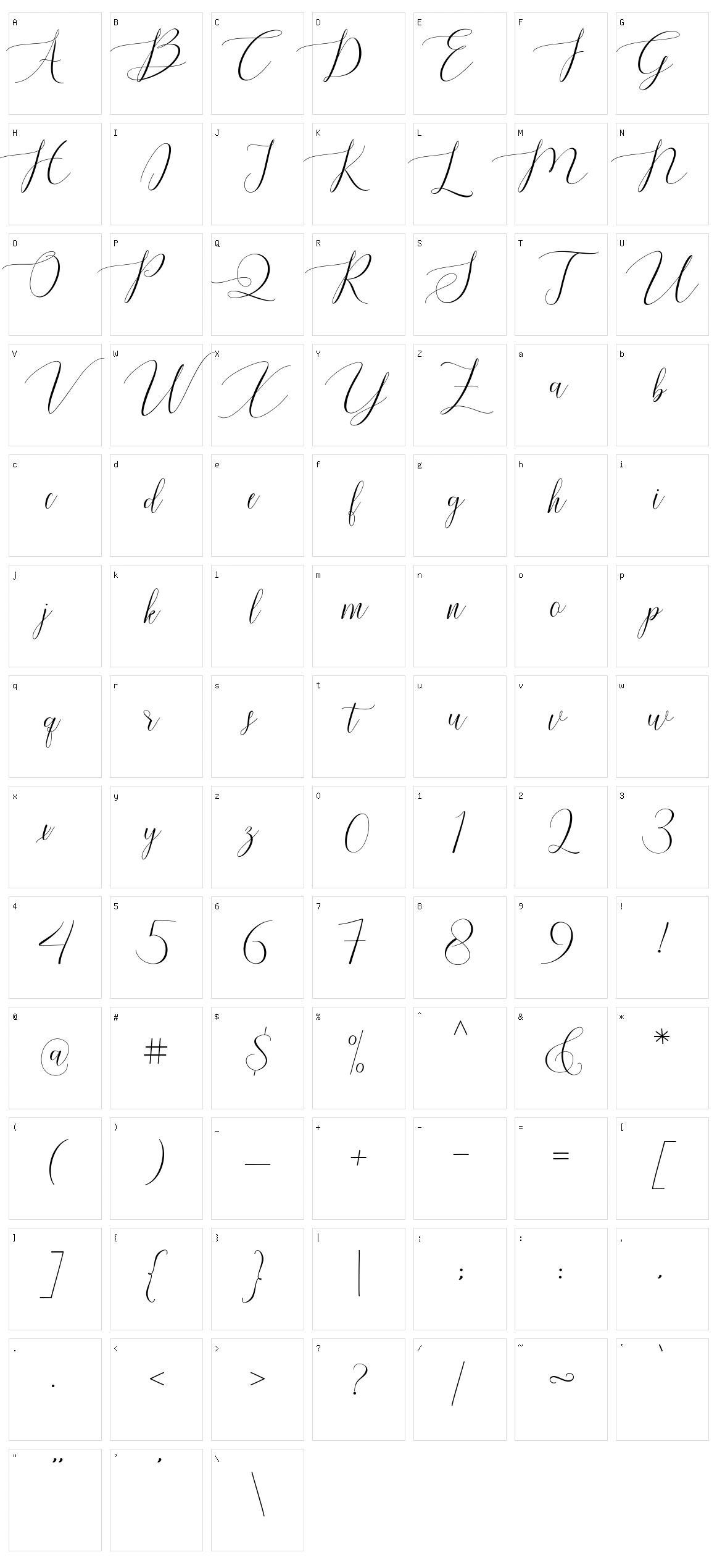 Sahitya Character Set