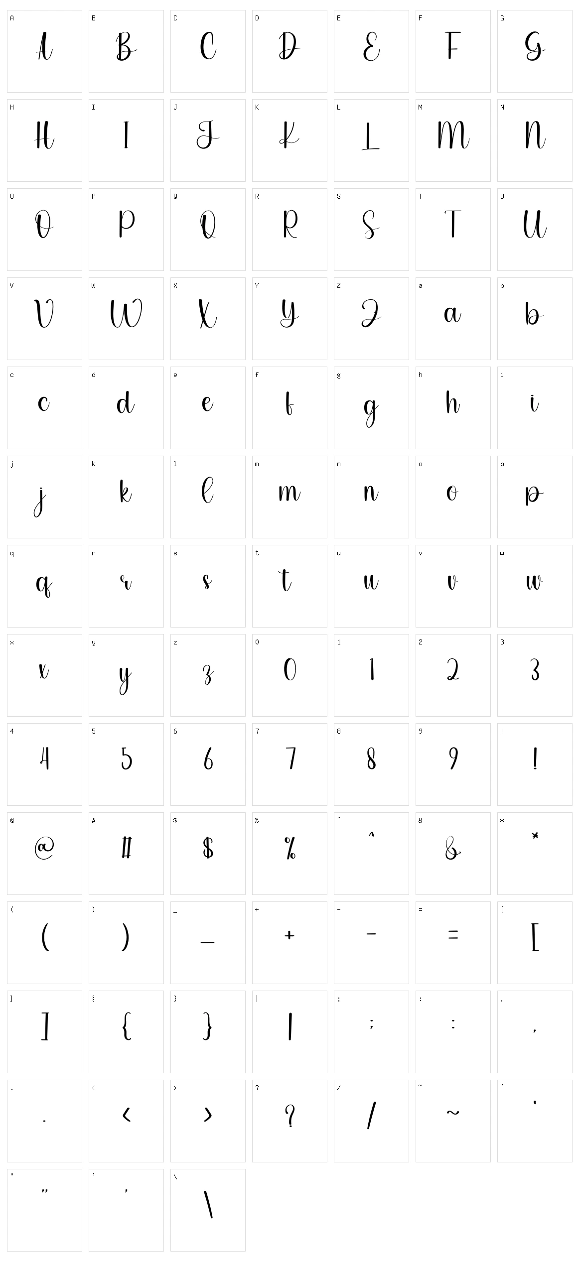 Smile Character Set
