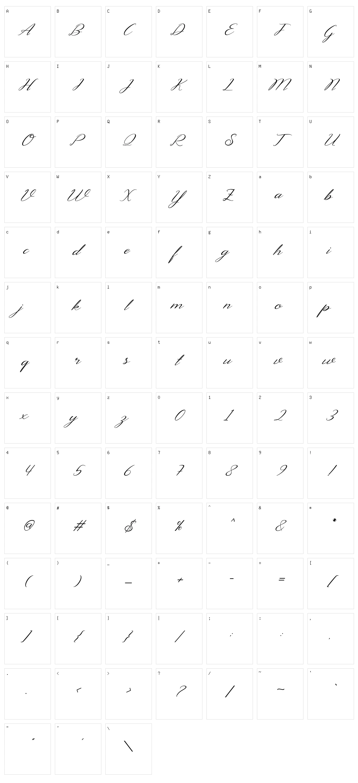 Struggle Character Set