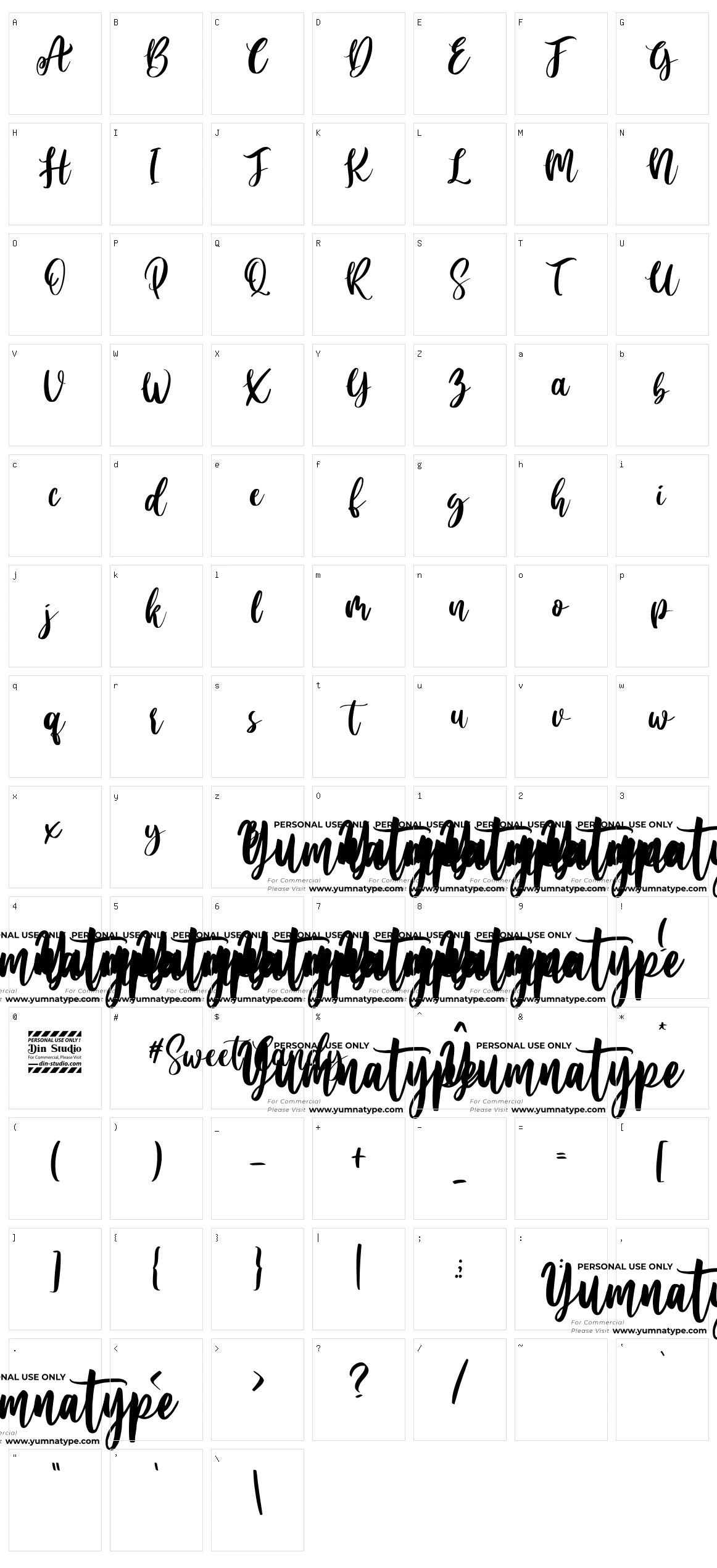 Sweet Candy Character Set