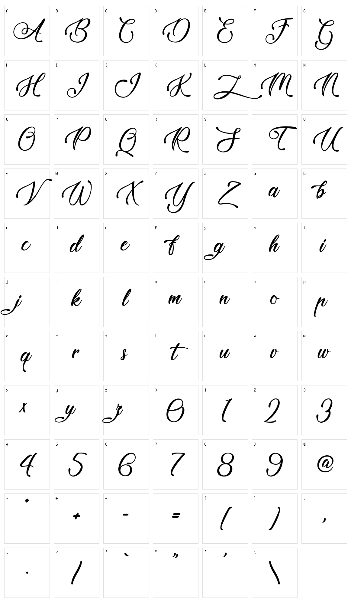 Tale of Hawks Character Set