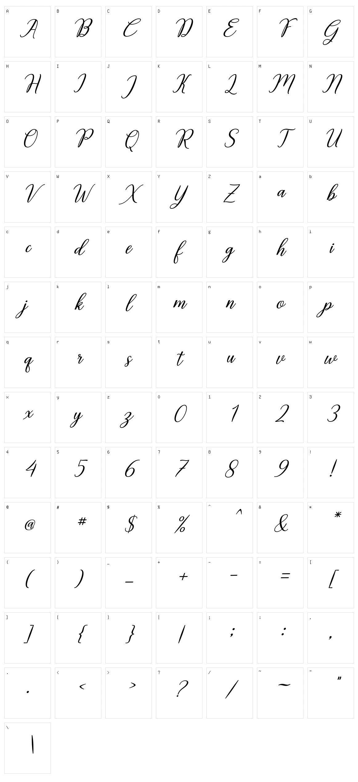 Tanganyika Character Set