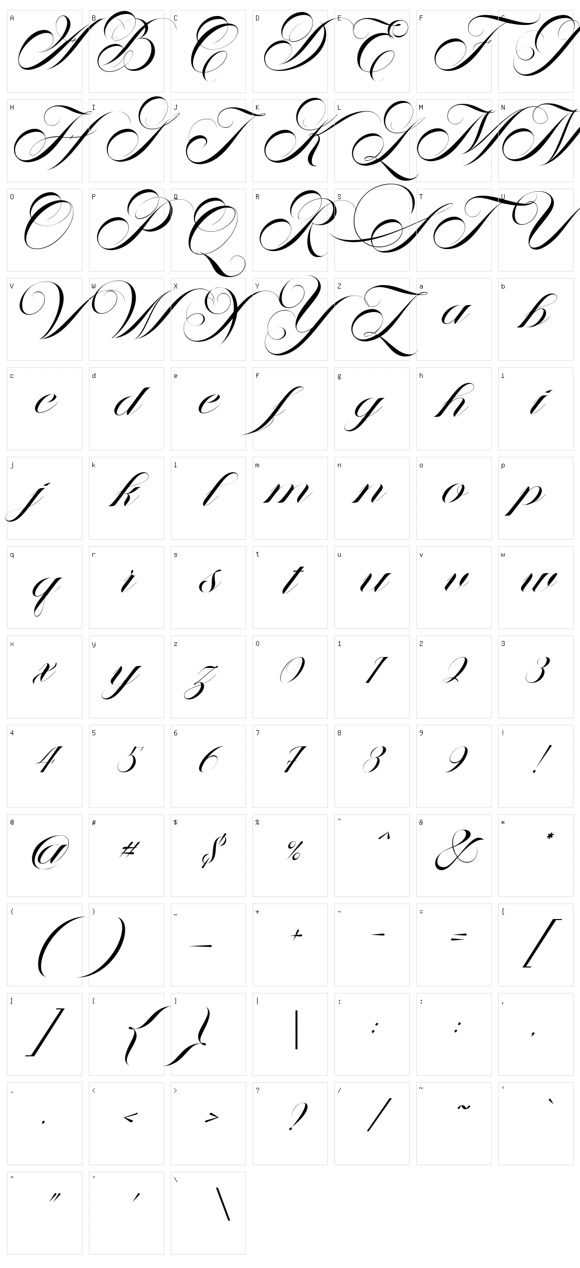 The Antter Character Set
