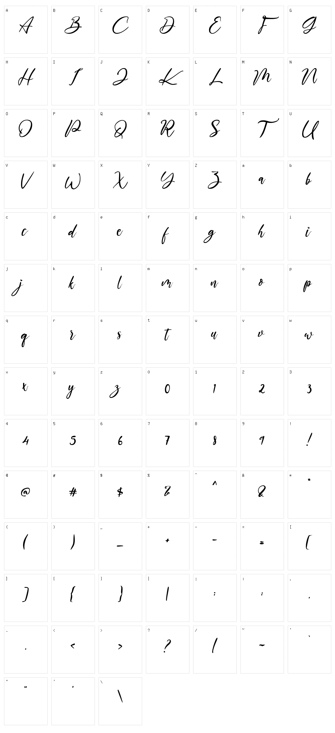 The Austin Character Set