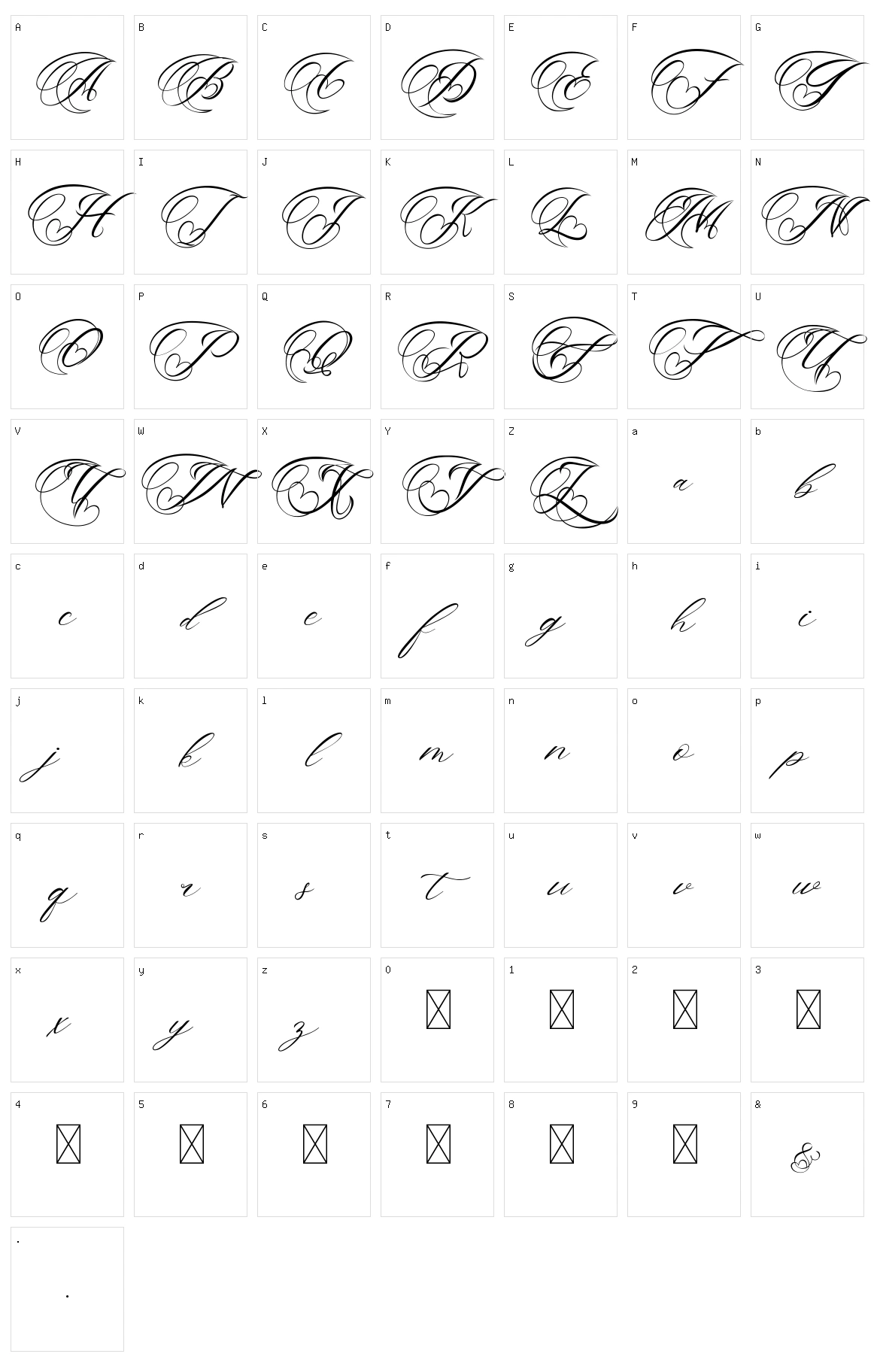 The Bellinda Character Set