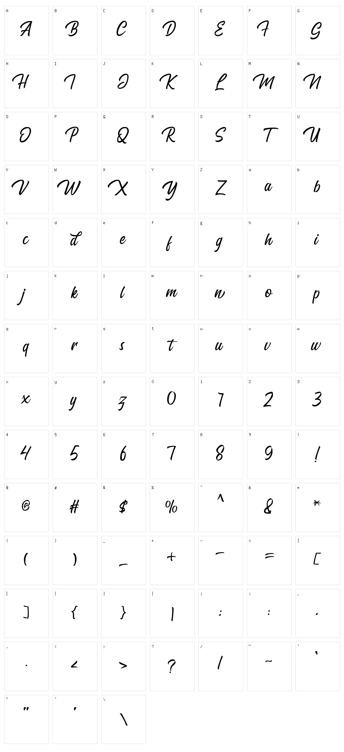 The Bredan Character Set