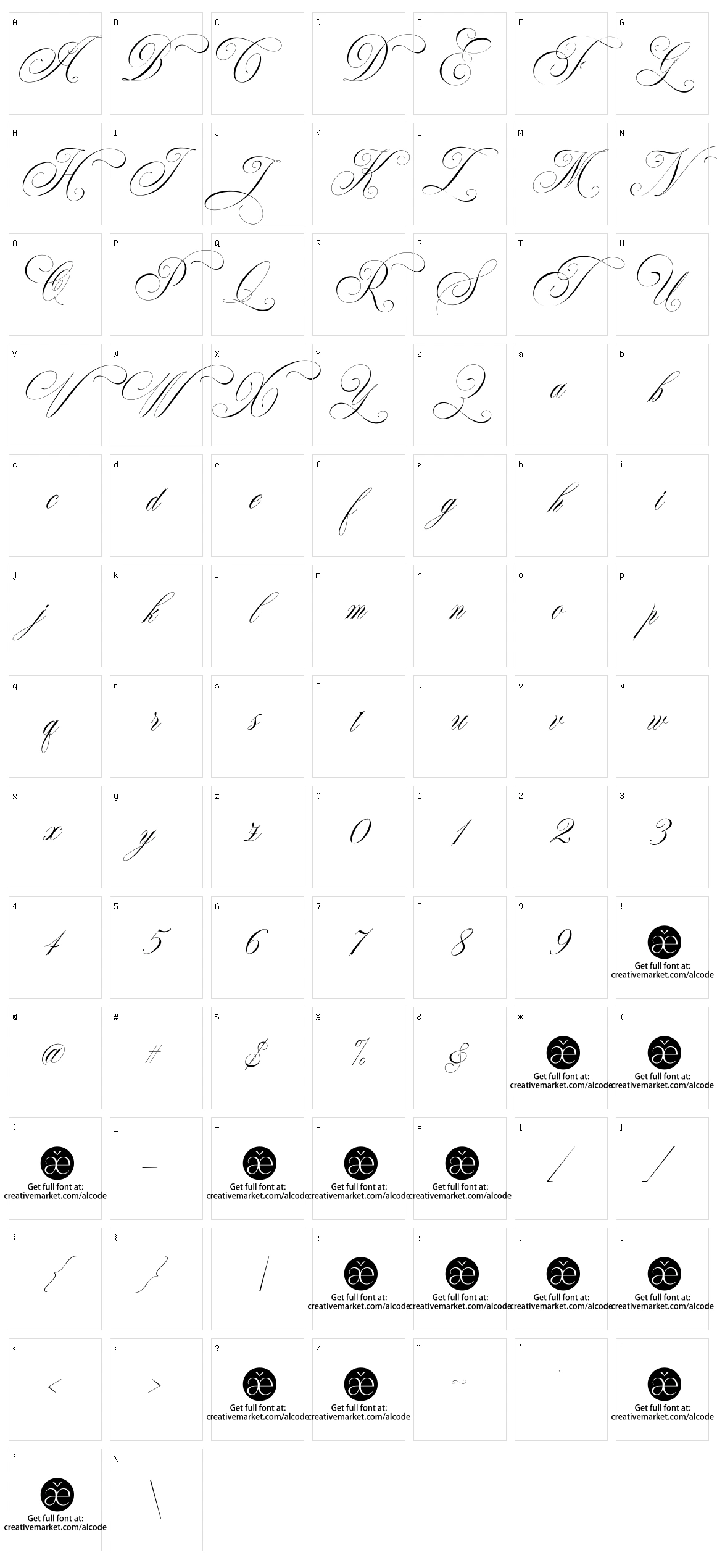 The Duality Character Set