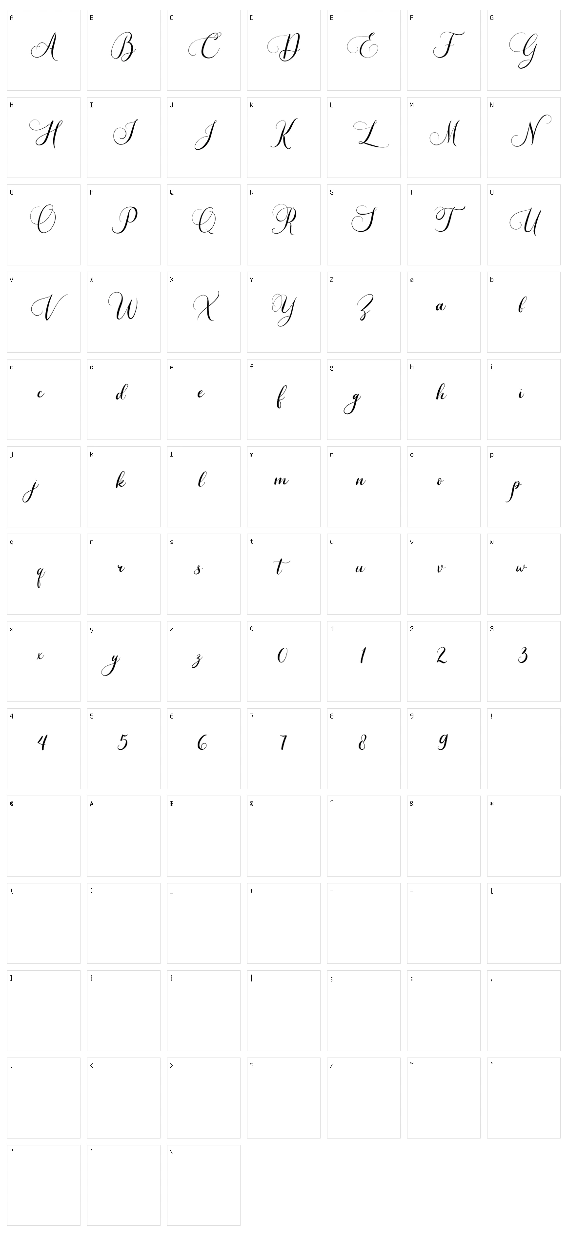 The Julayna Character Set