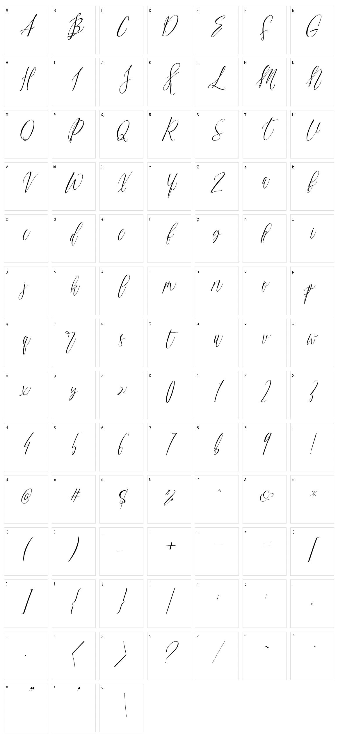 The Paris Character Set