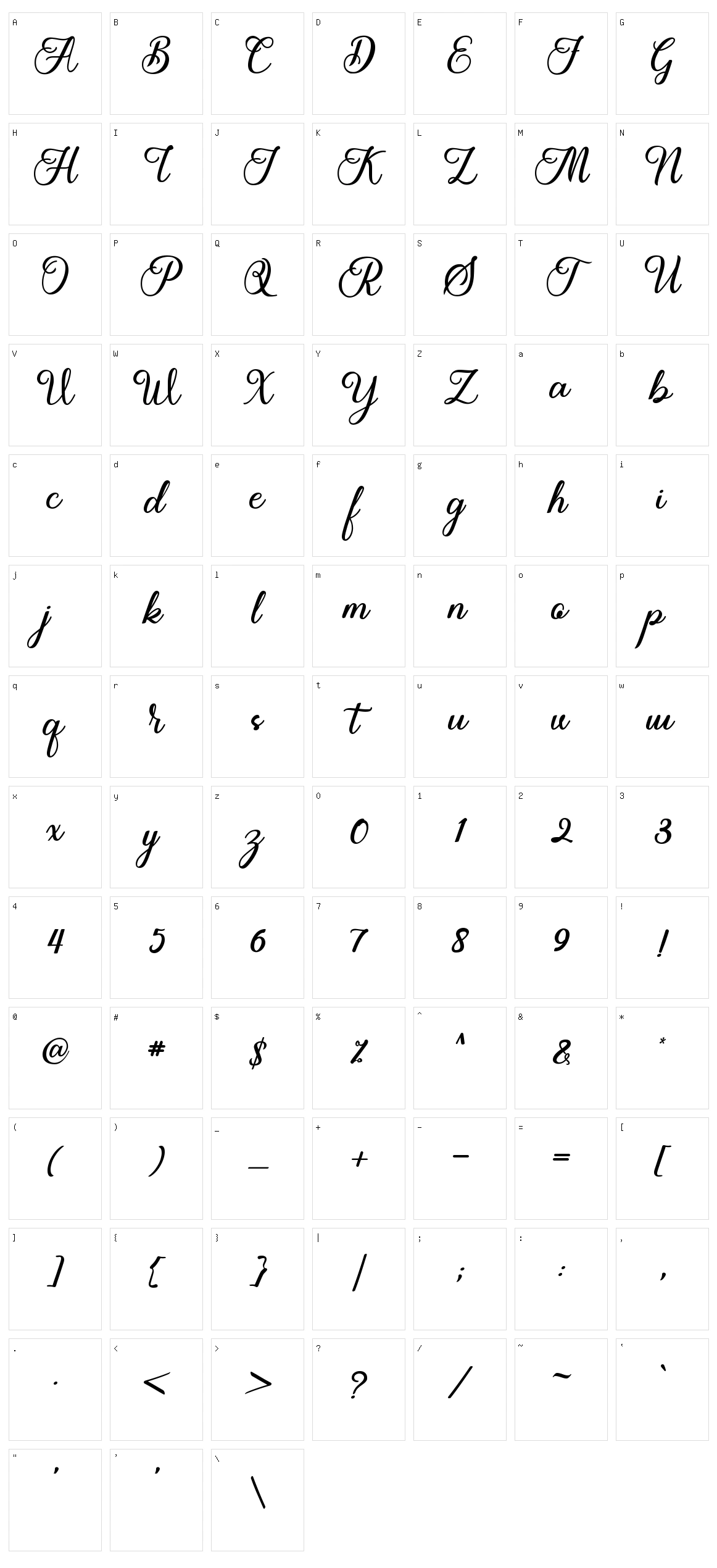 The Twelie Character Set