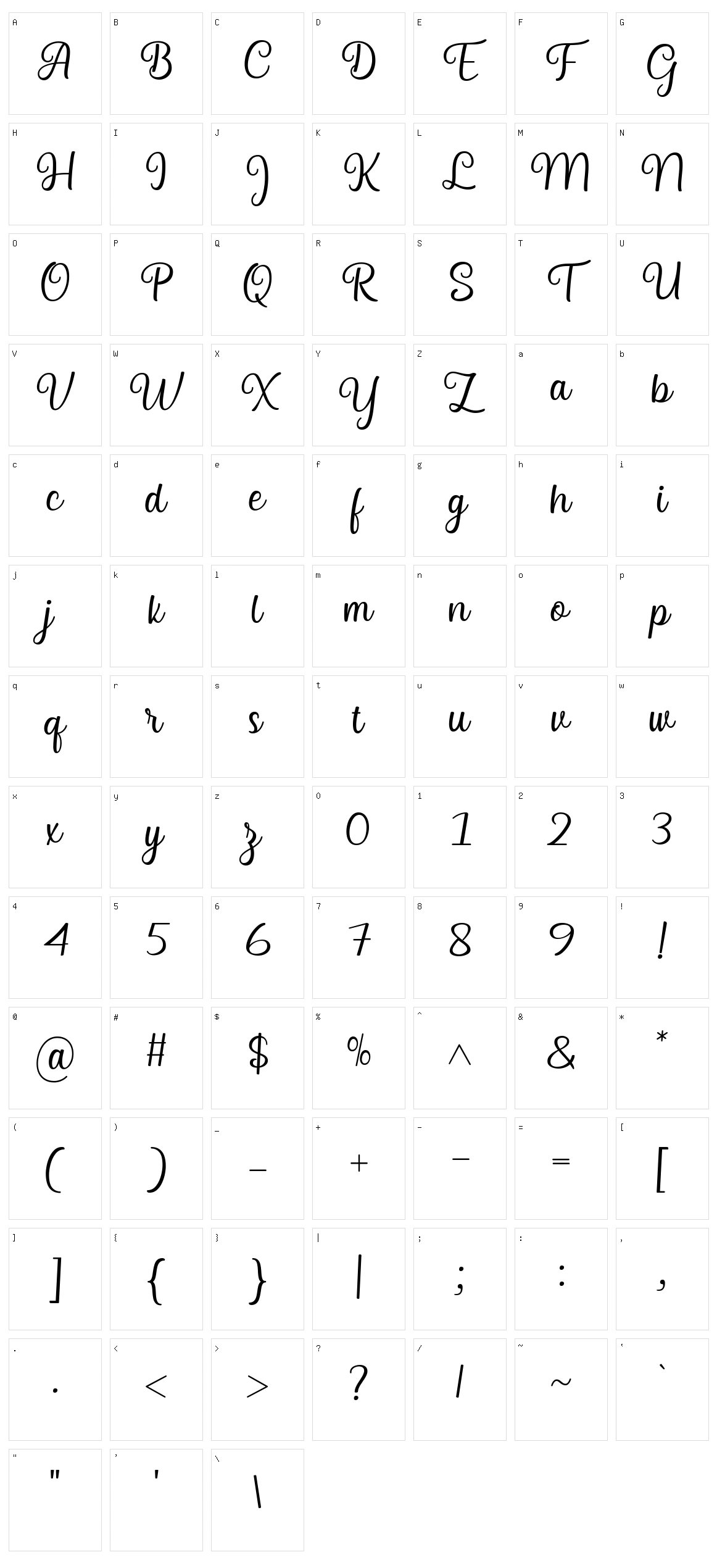Thisay Character Set
