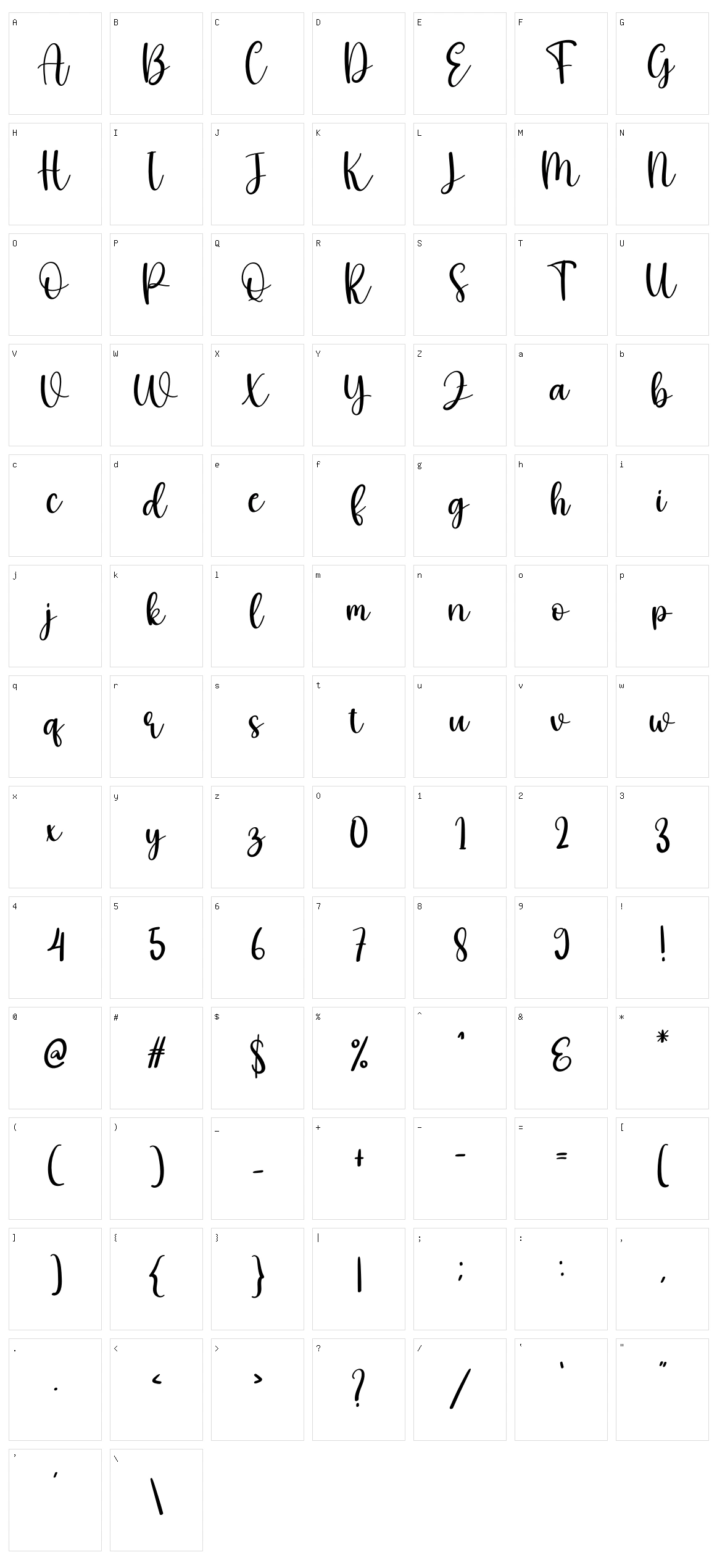 Valentine Character Set