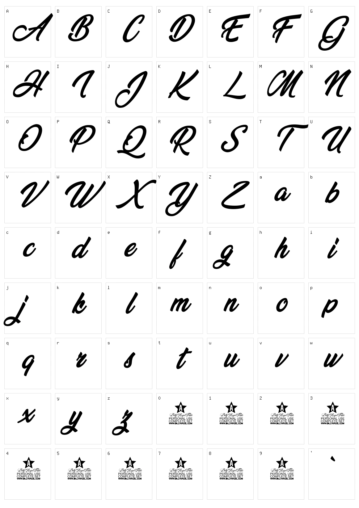 Vegan Style Character Set