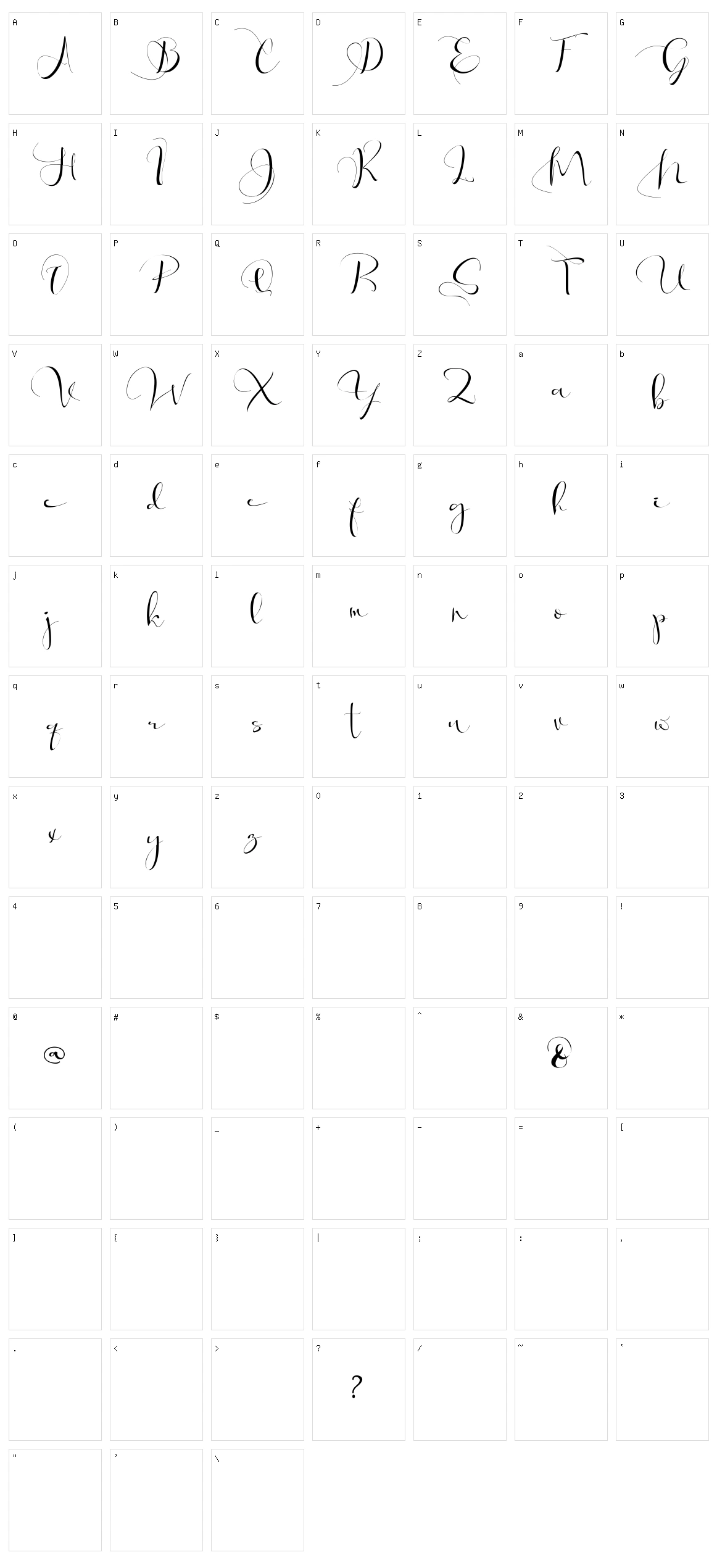 Via Vallen Character Set