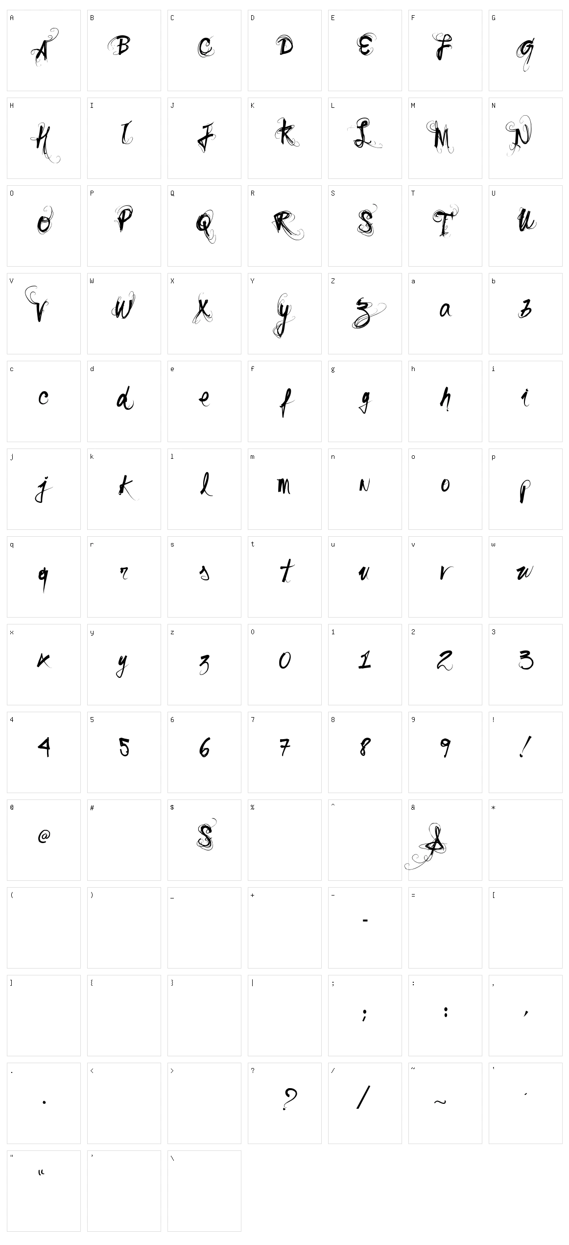 Vtks Sonho Character Set