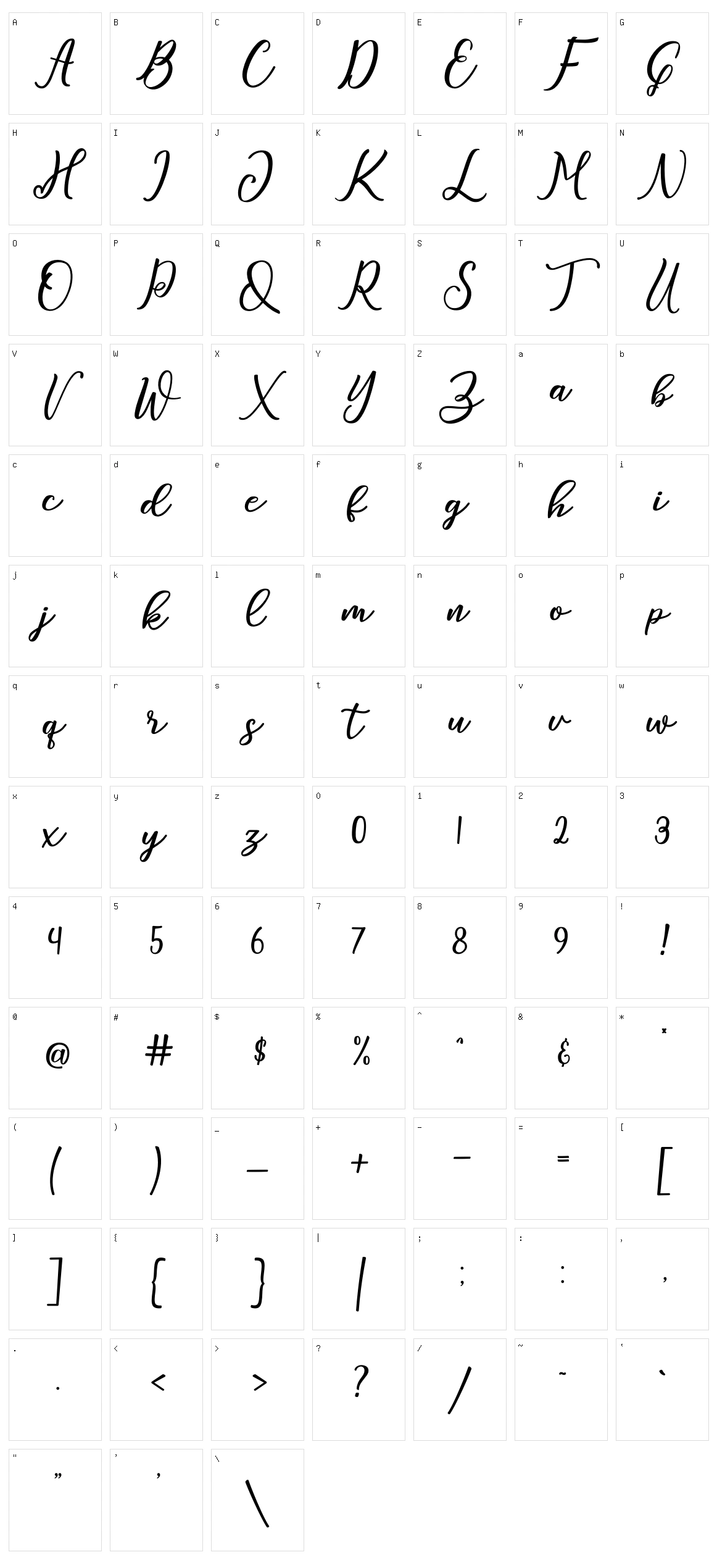 Window Character Set