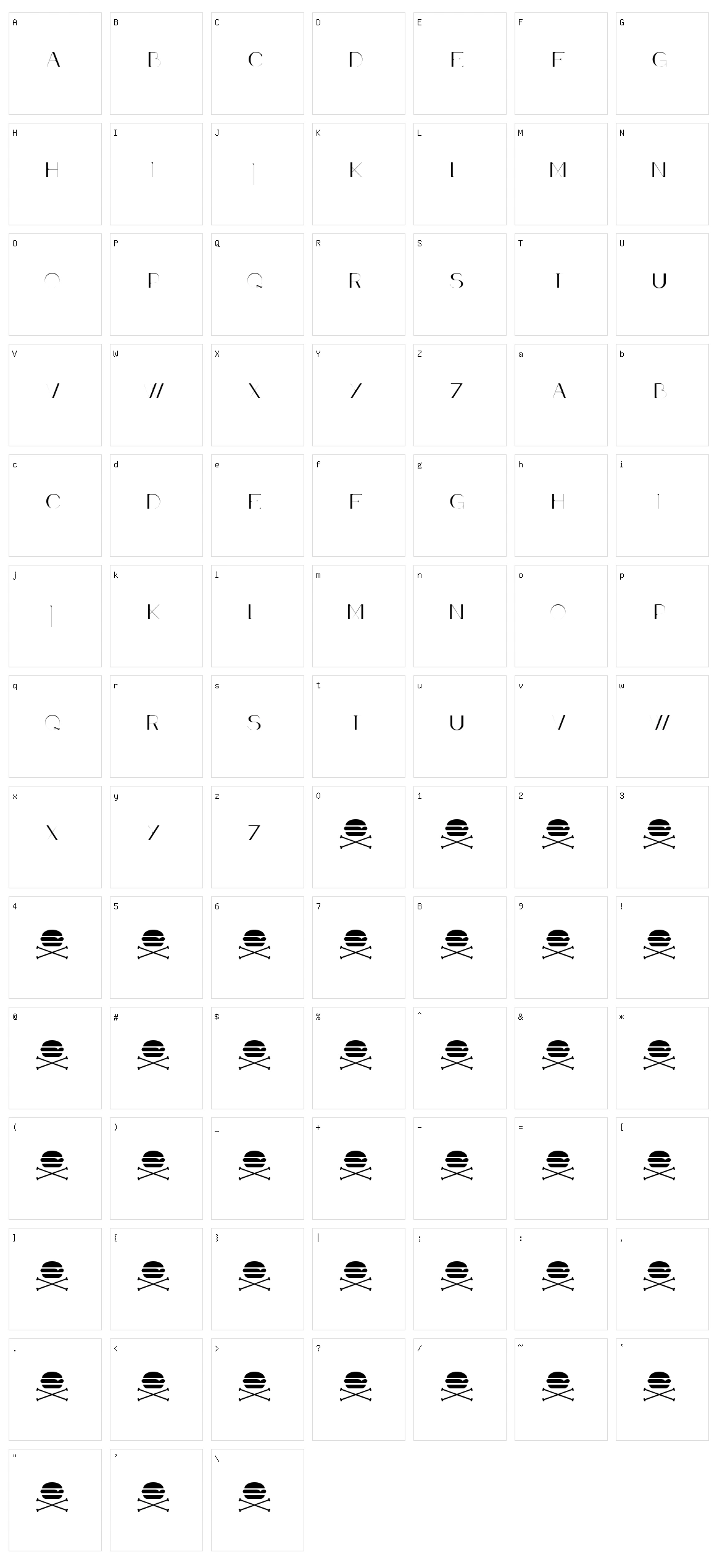 Acne Character Set