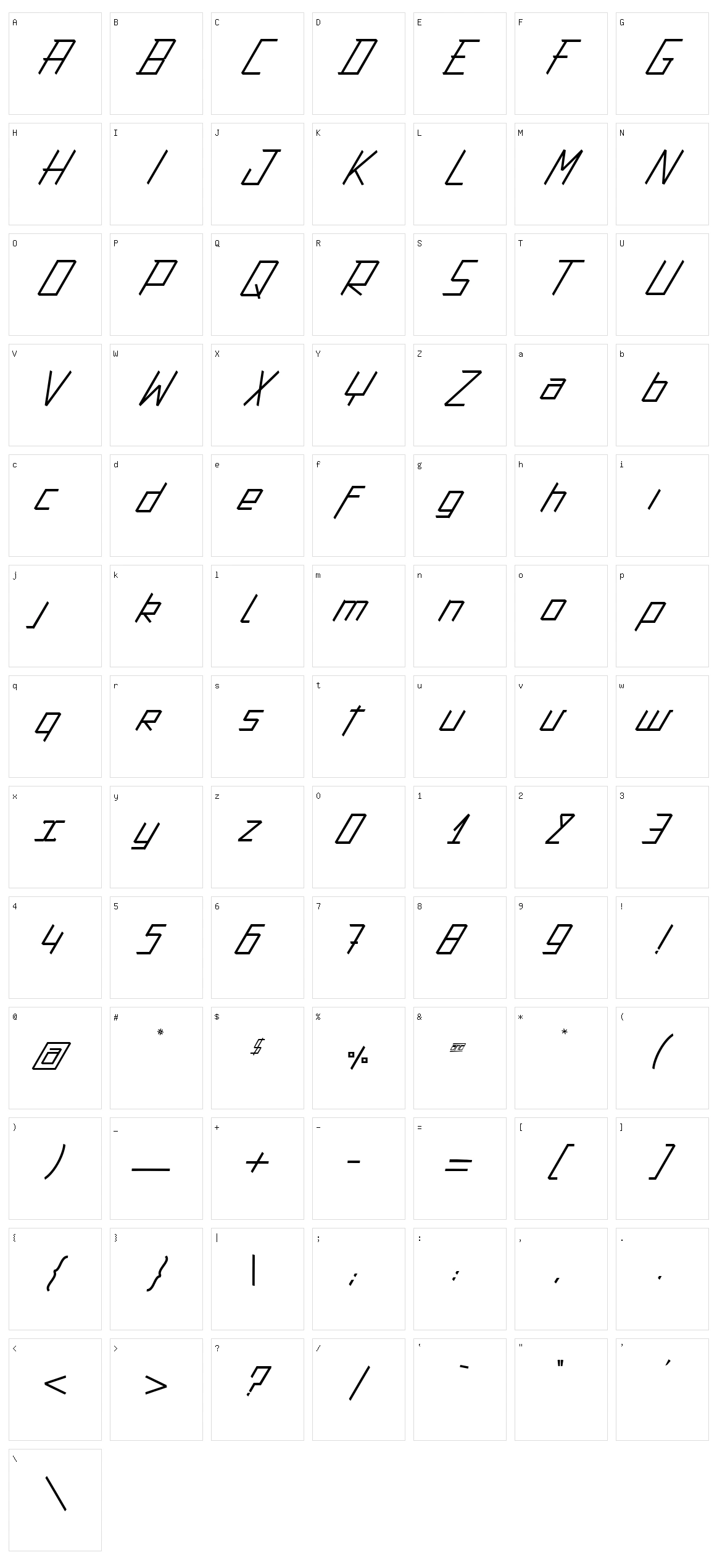 Action Protocol Character Set