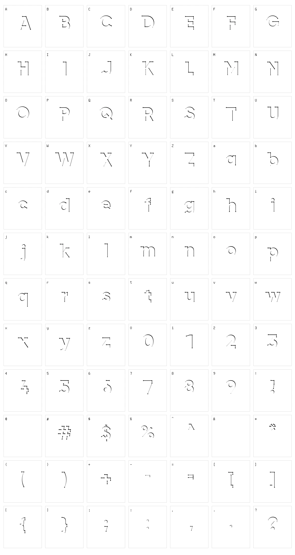 Airment Character Set