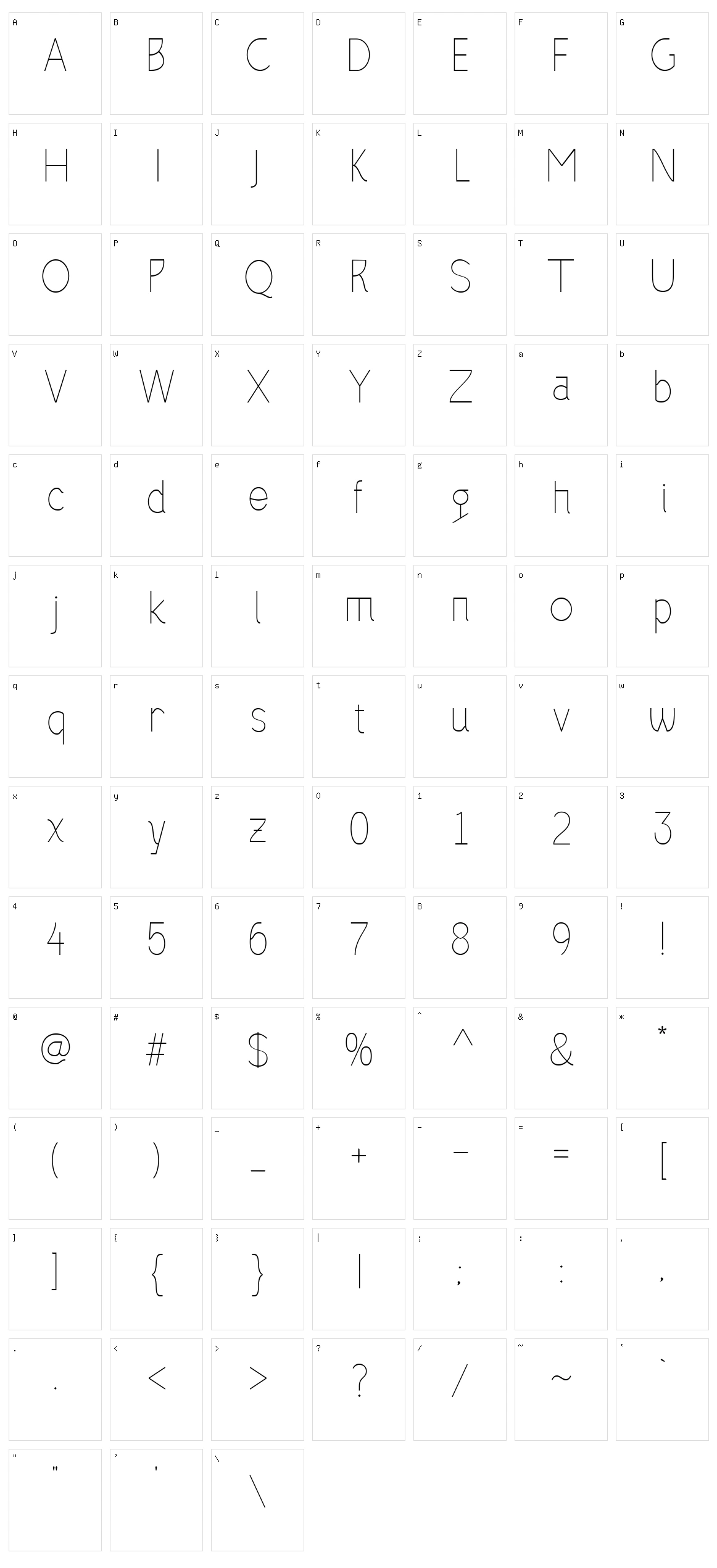 Alazne Character Set