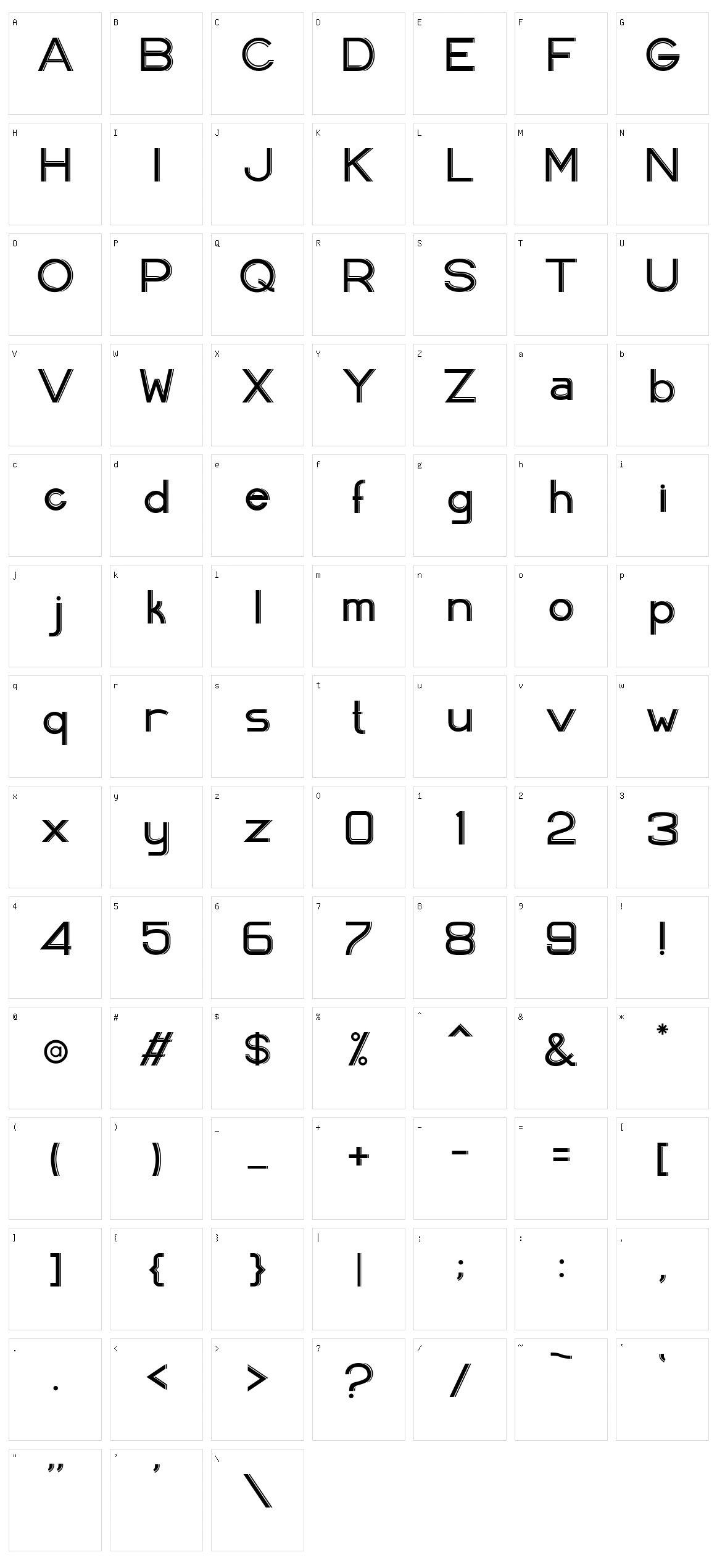 Aveela Character Set