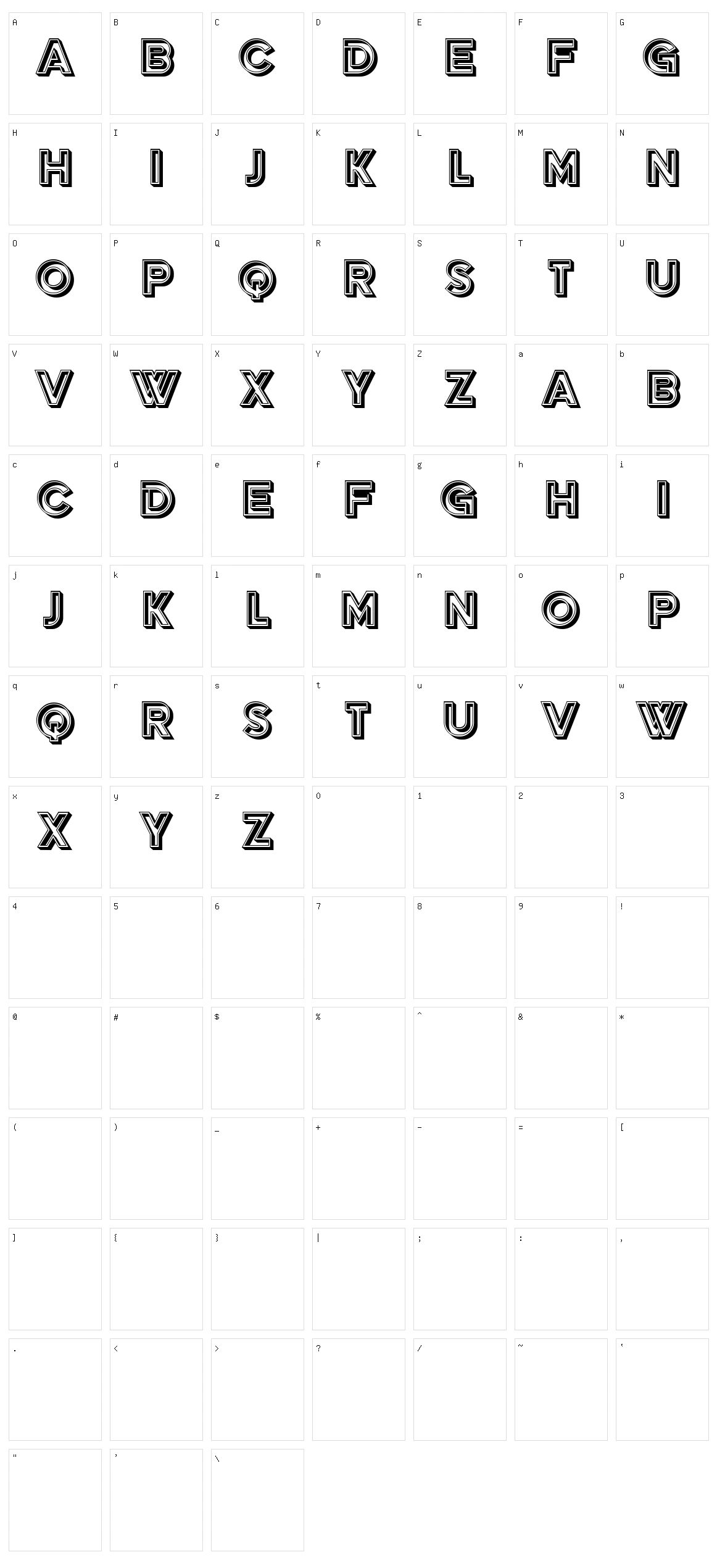 Baise Character Set