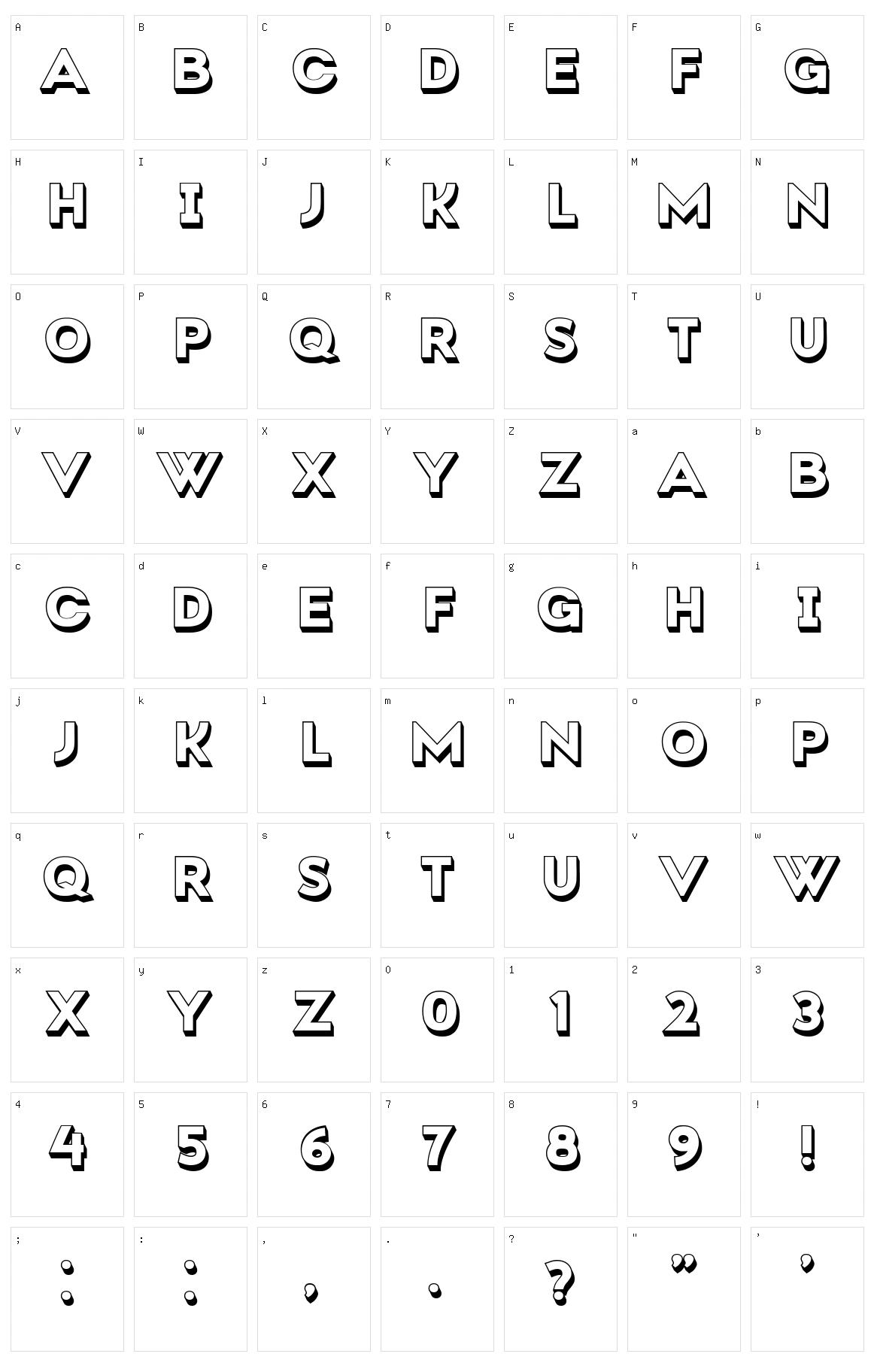 Baliw Character Set