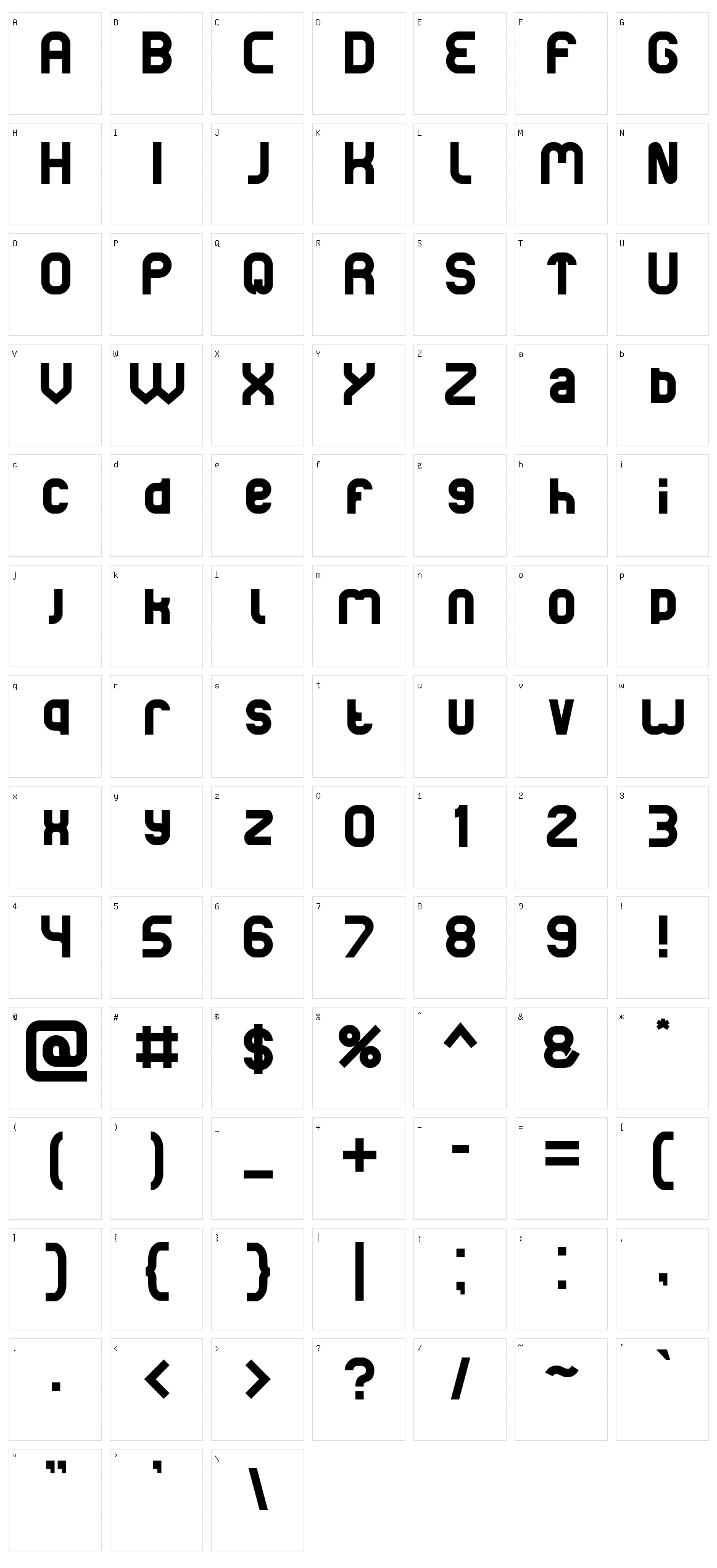 Basic Character Set