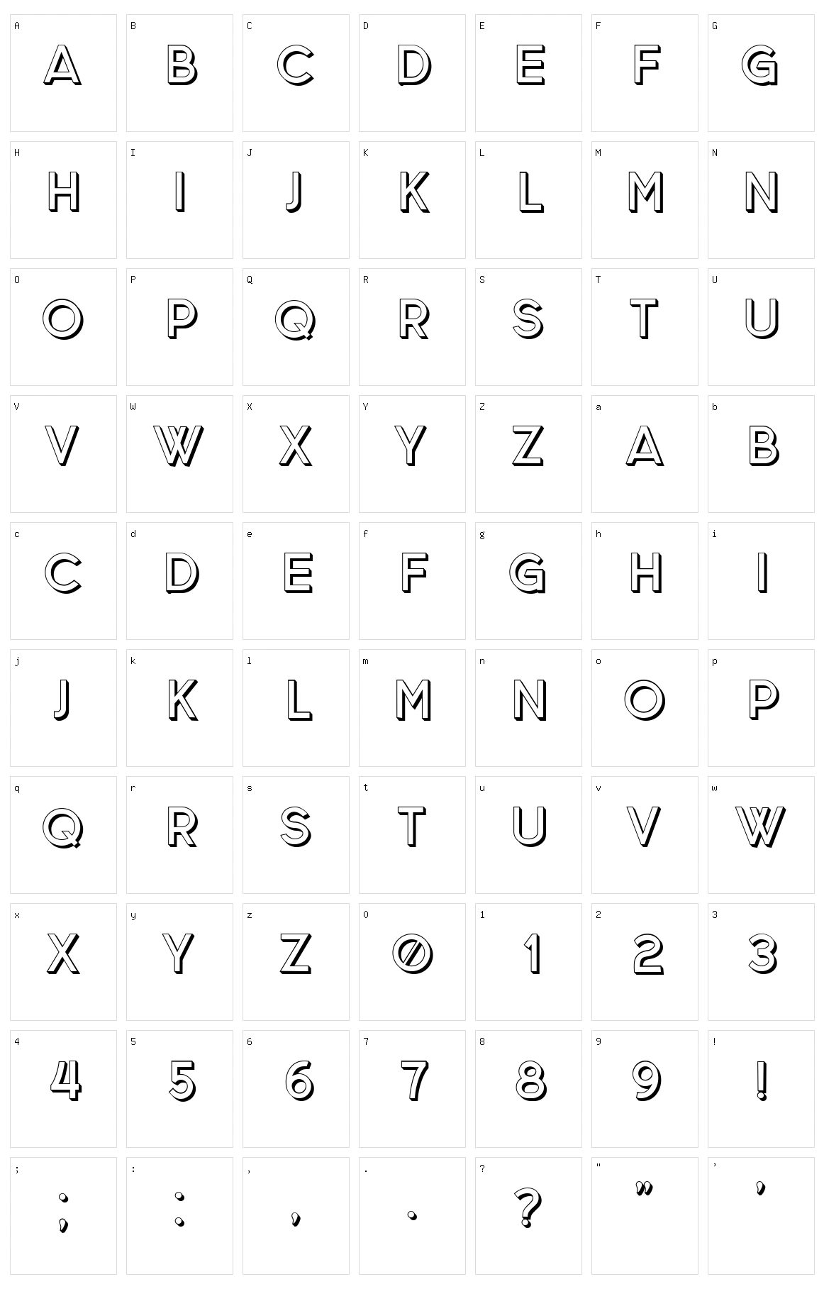 Boho Character Set