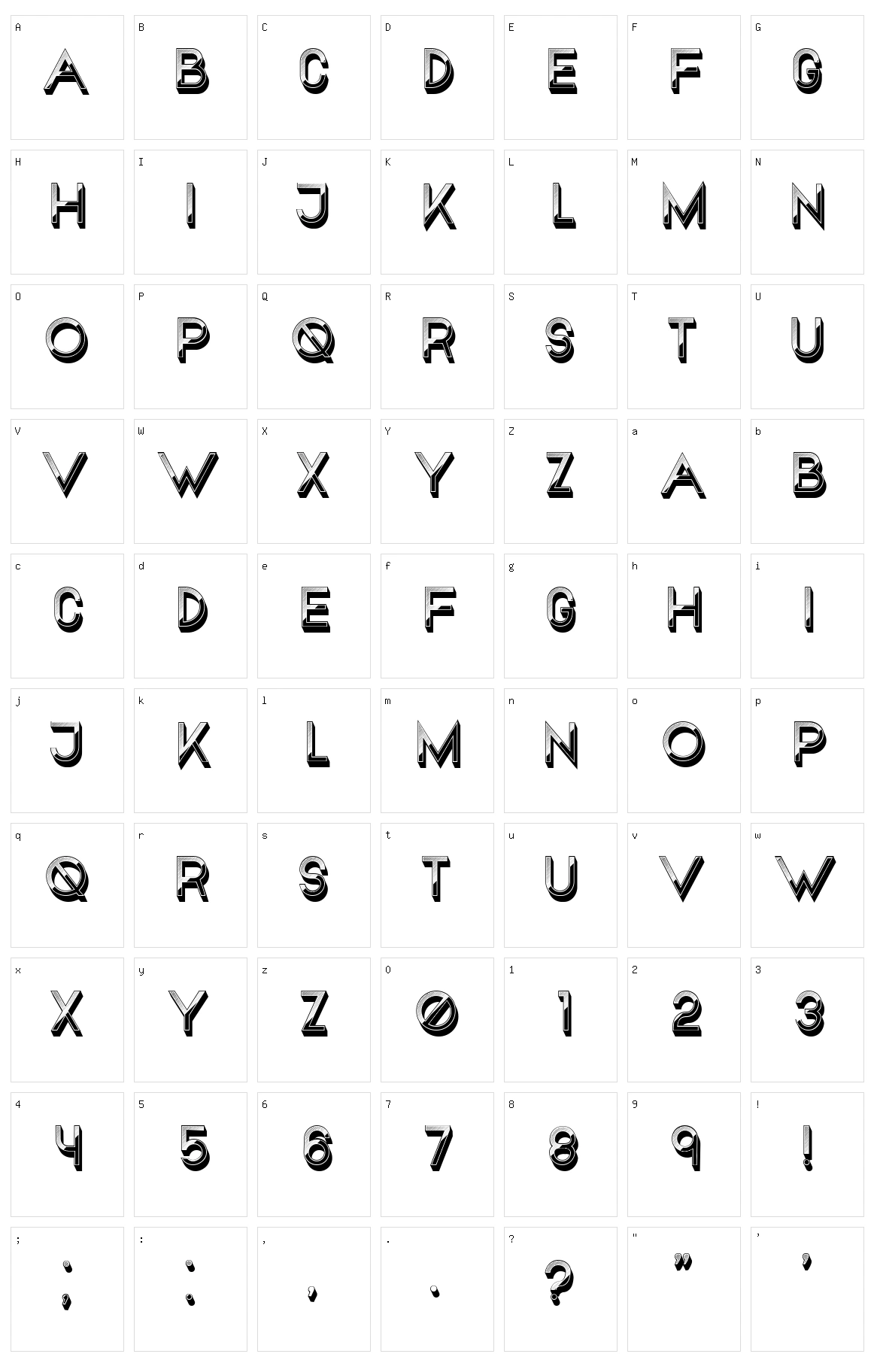 Bulan Character Set